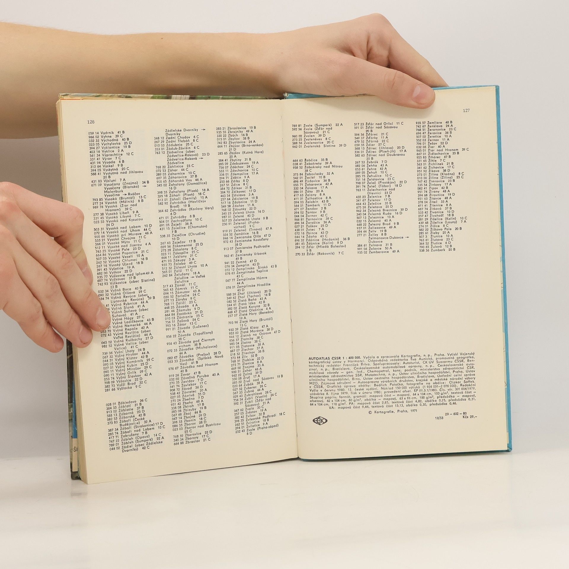 Autorenkollektiv Autoatlas ČSSR : 1:400000