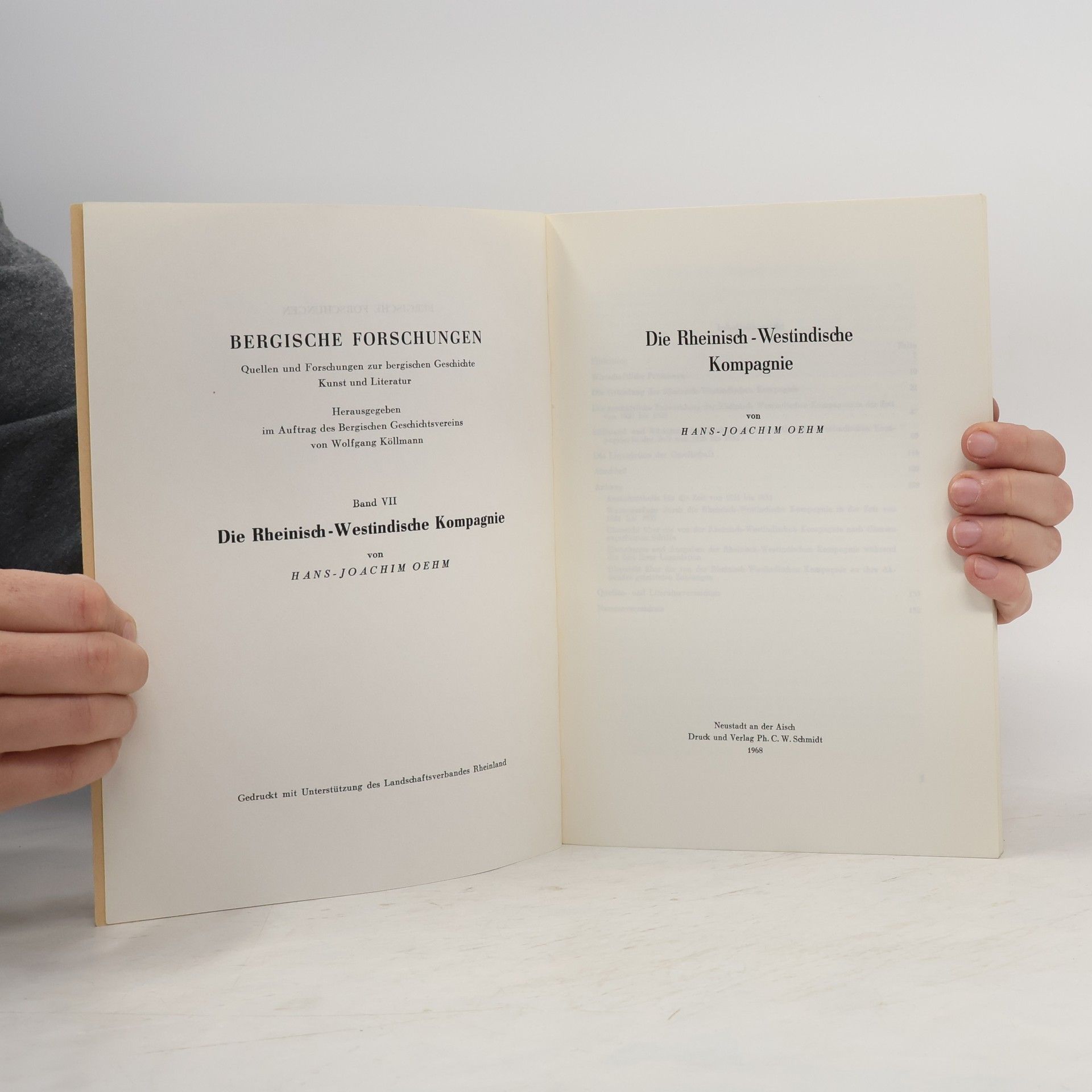 Hans-Joachim Oehm Die Rheinisch-Westindische Kompagnie
