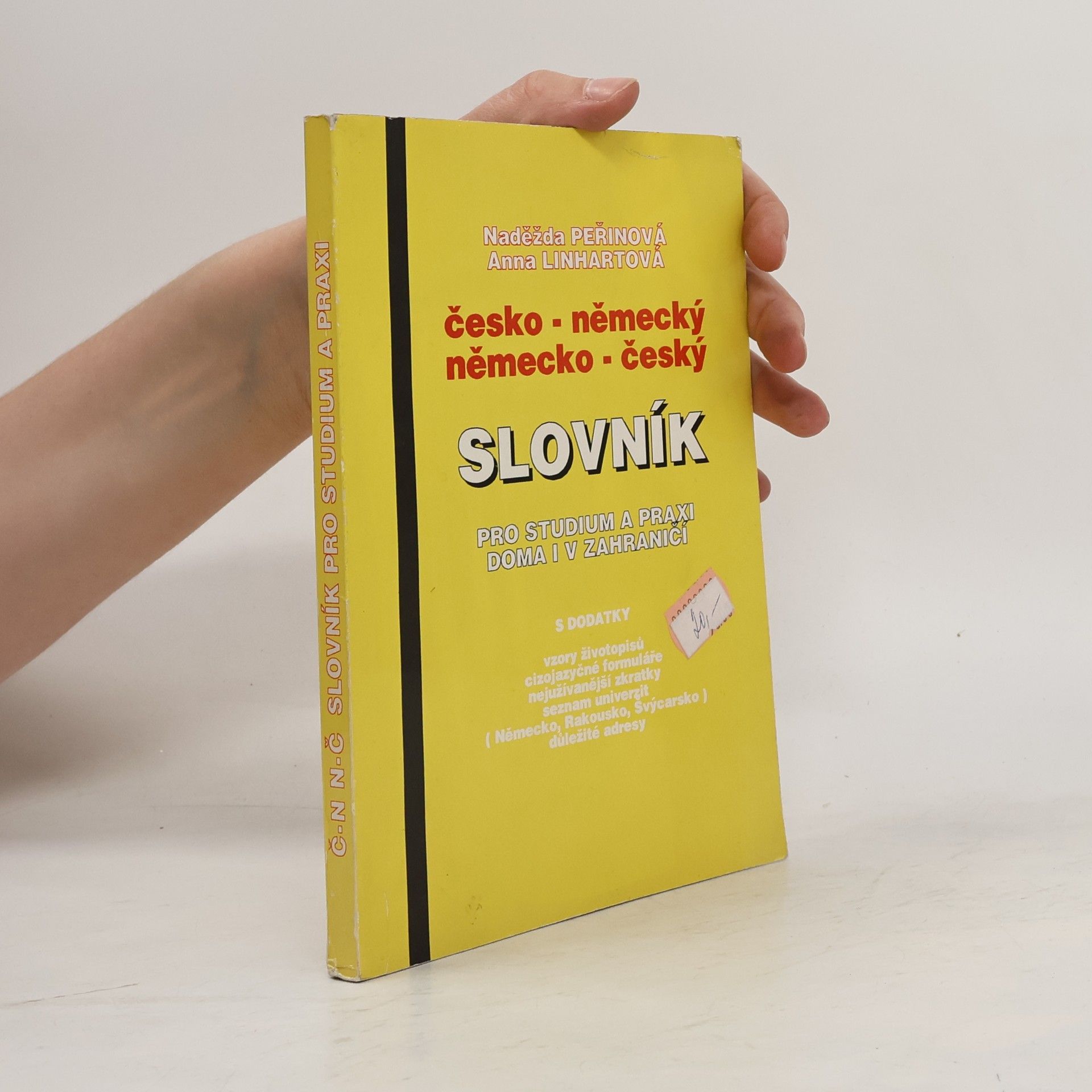 Naděžda Peřinová Česko-německý a německo-český slovník pro studium a praxi doma i v zahraničí s dodatky