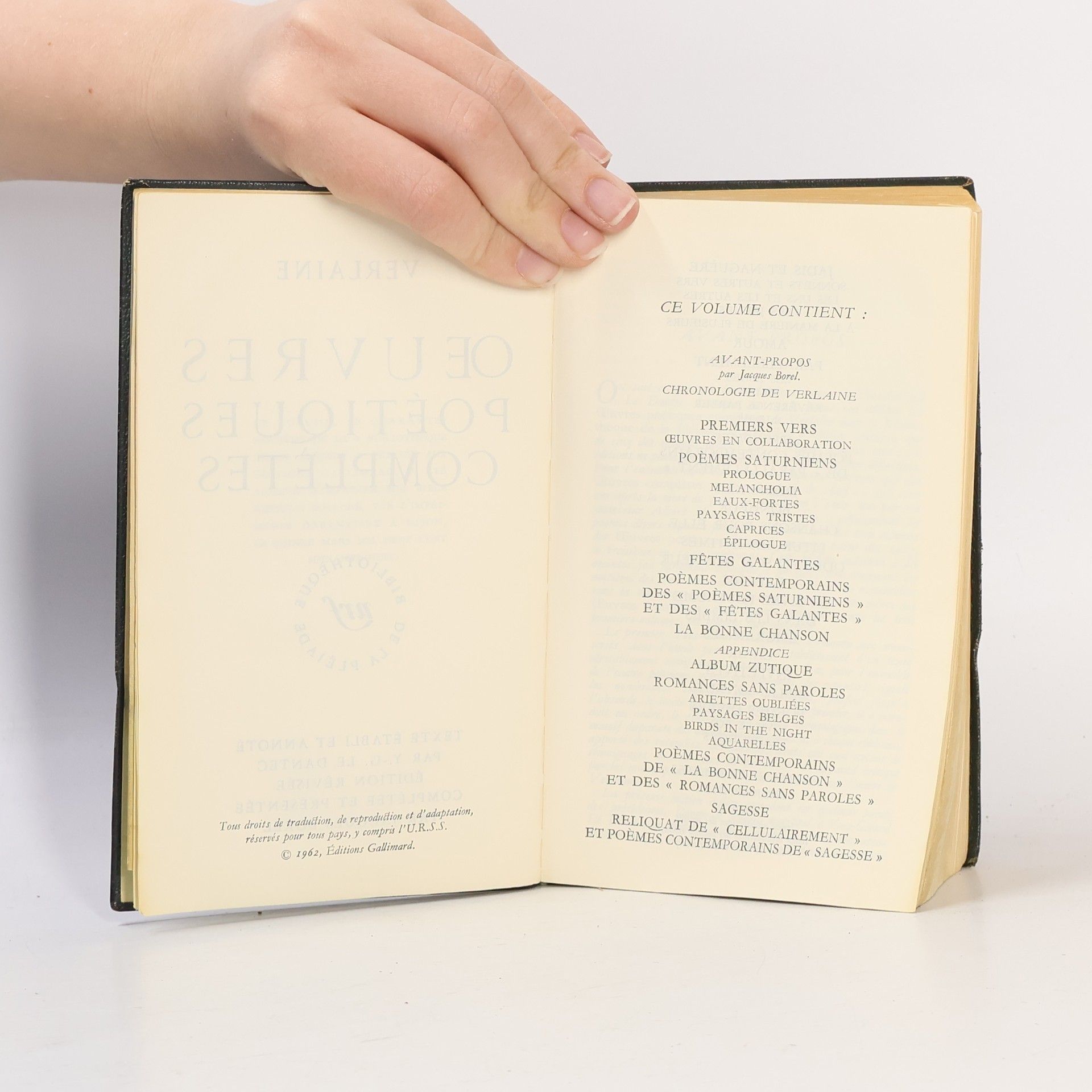 Paul Verlaine Oeuvres poétiques complètes