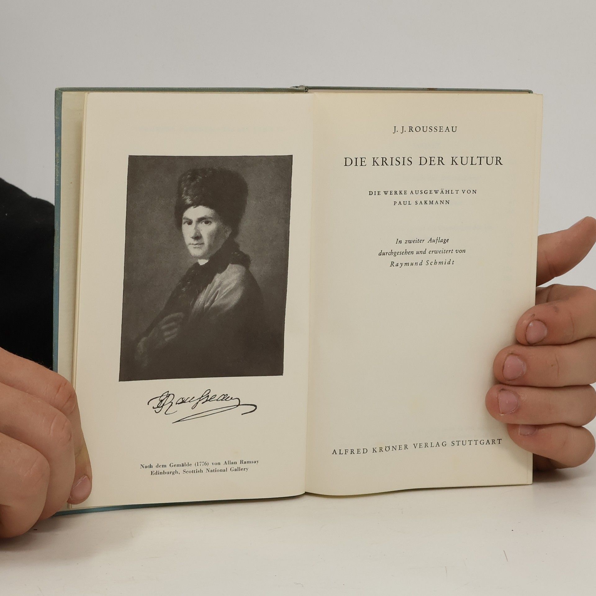 Jean-Jacques Rousseau Die Krisis der Kultur