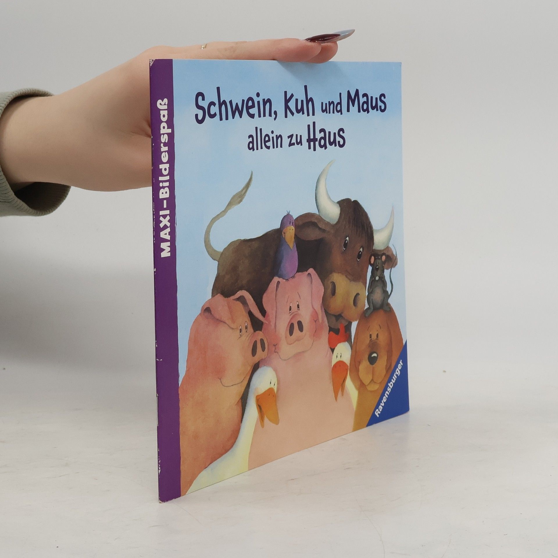 Autorenkollektiv Maxi-Bilderspaß: Schwein, Kuh und Maus allein zu Haus