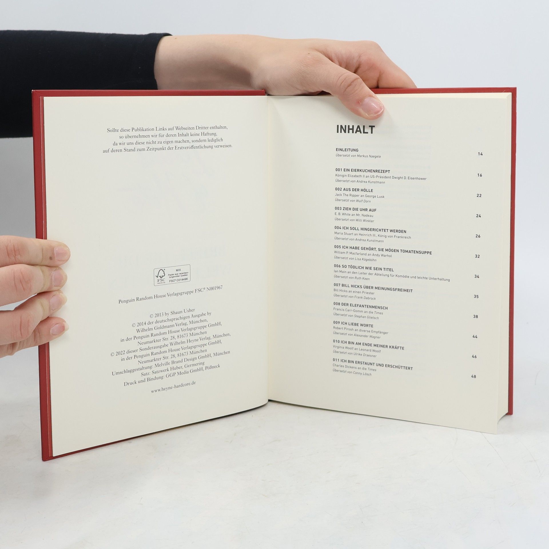Shaun Usher Letters of Note - Briefe, die die Welt bedeuten