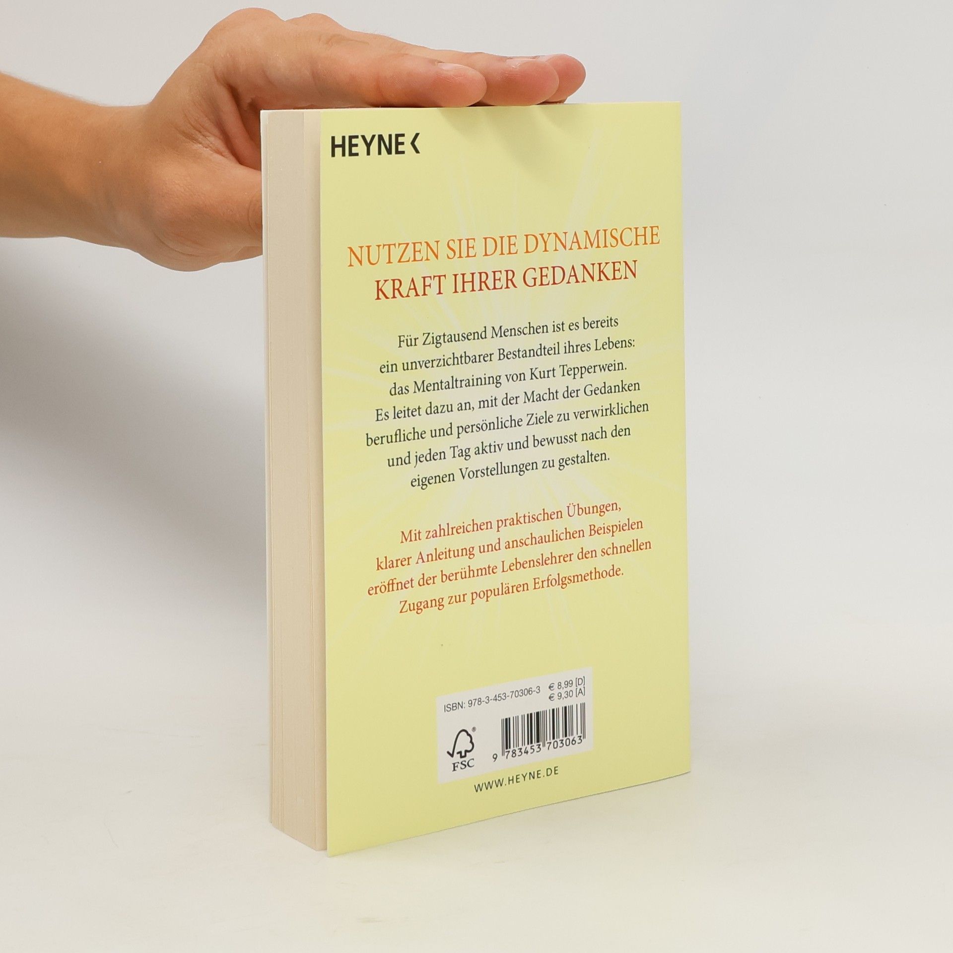 Kurt Tepperwein Praxisbuch Mental-Training