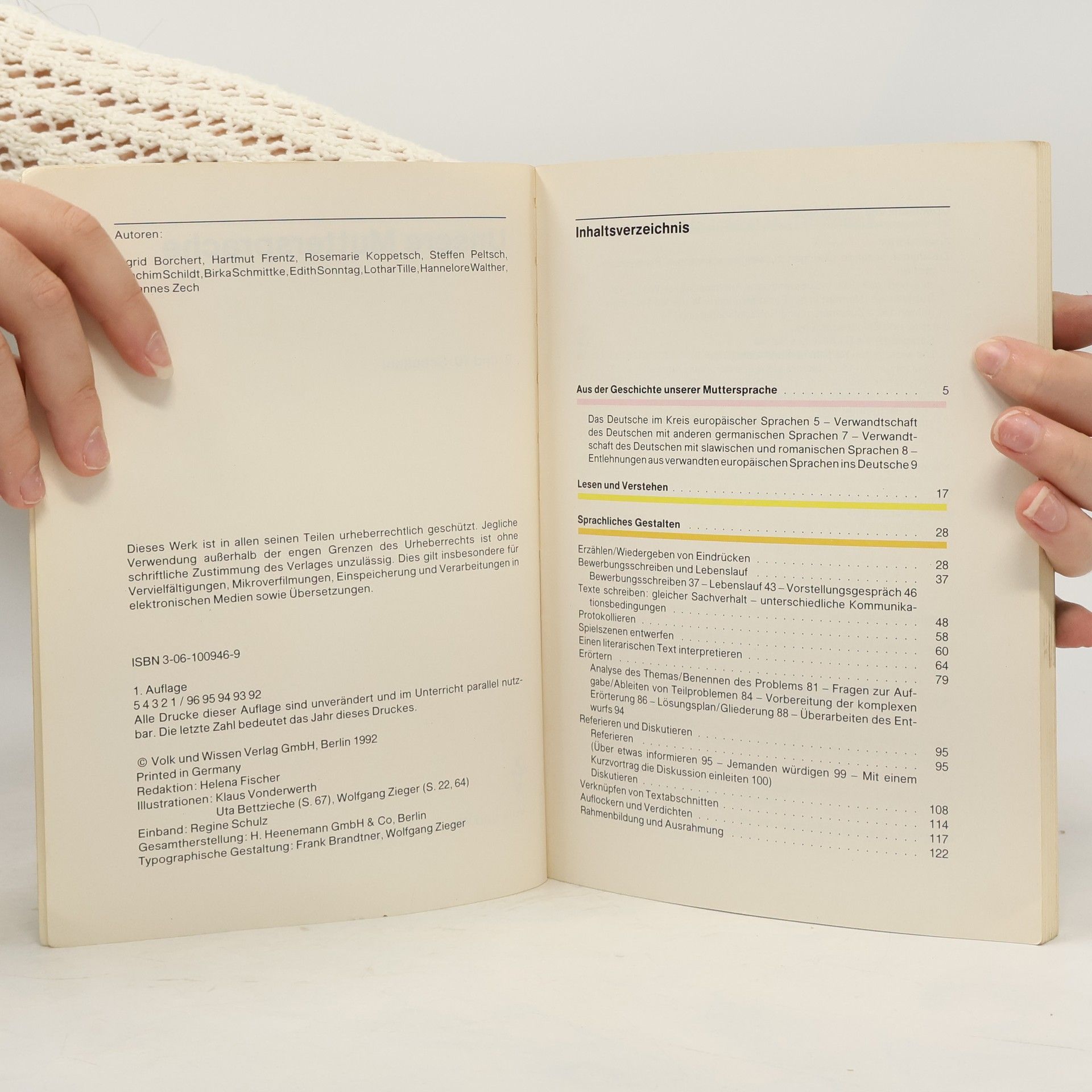 Ingrid Borchert Unsere Muttersprache - bisherige Ausgabe: Lehrbuch