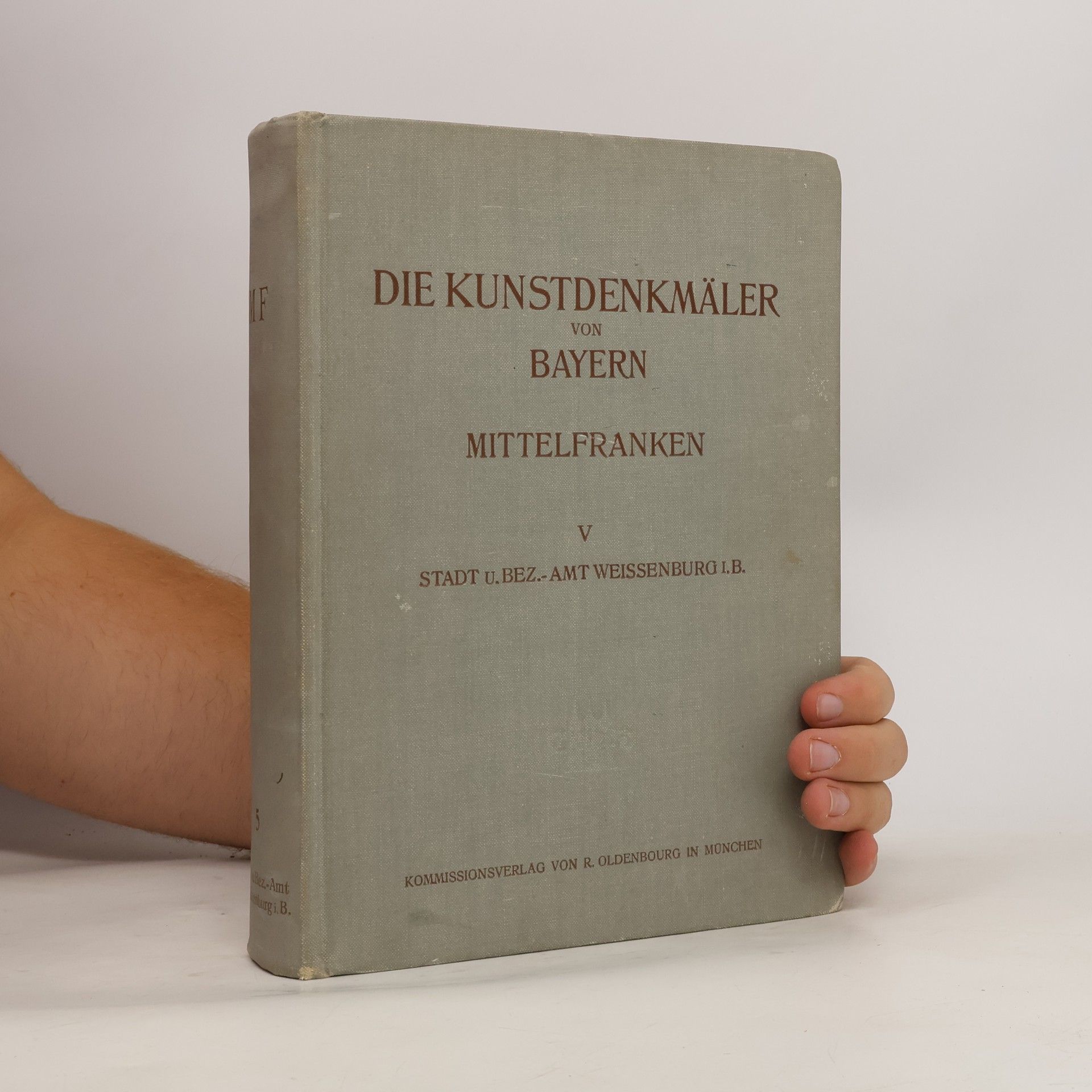 Felix Mader Die Kunstdenkmäler von Bayern Mittelfranken V.