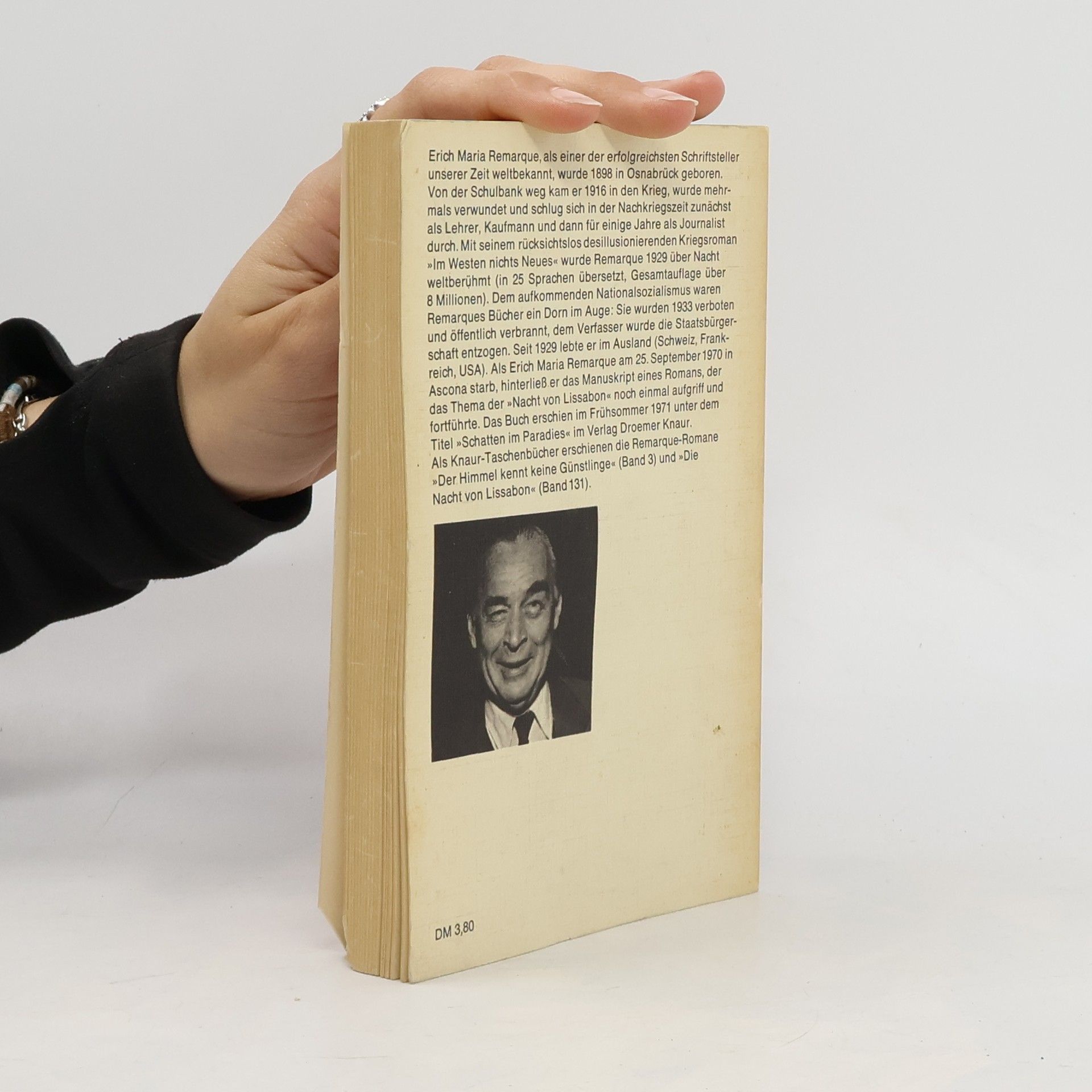 Erich Maria Remarque Der Himmel kennt keine Günstlinge