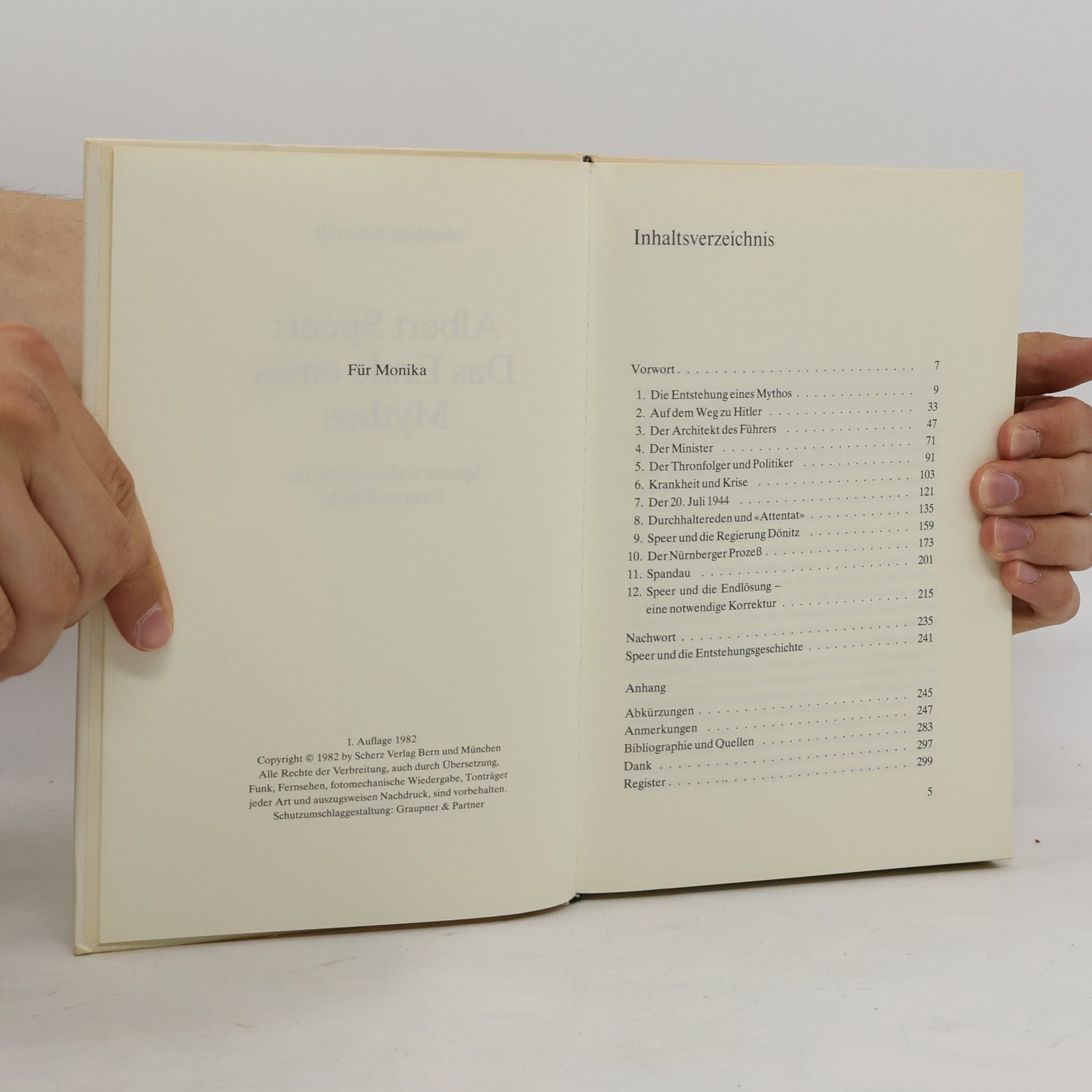 Matthias Schmidt Albert Speer. Das Ende eines Mythos