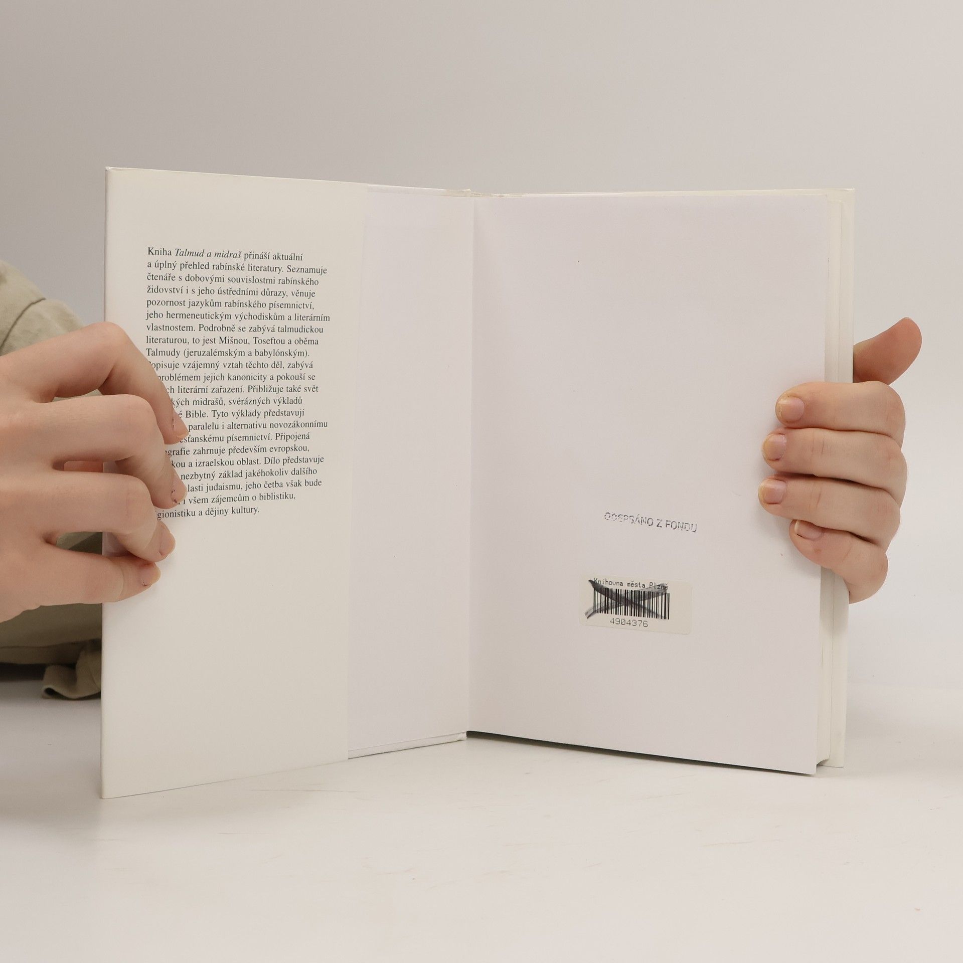 Günter Stemberger Talmud a Midraš : úvod do rabínské literatury