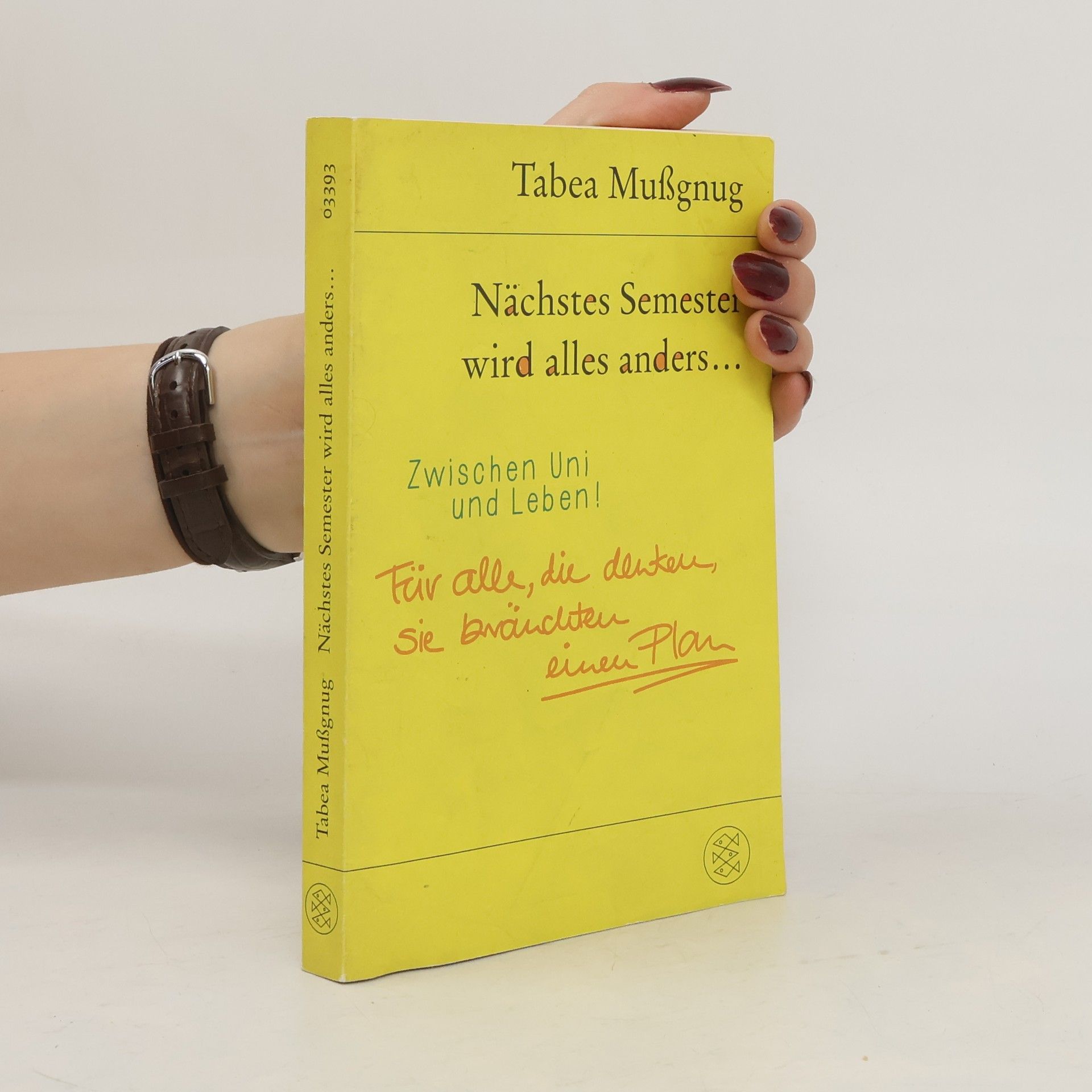 Tabea Mußgnug Nächstes Semester wird alles anders ...