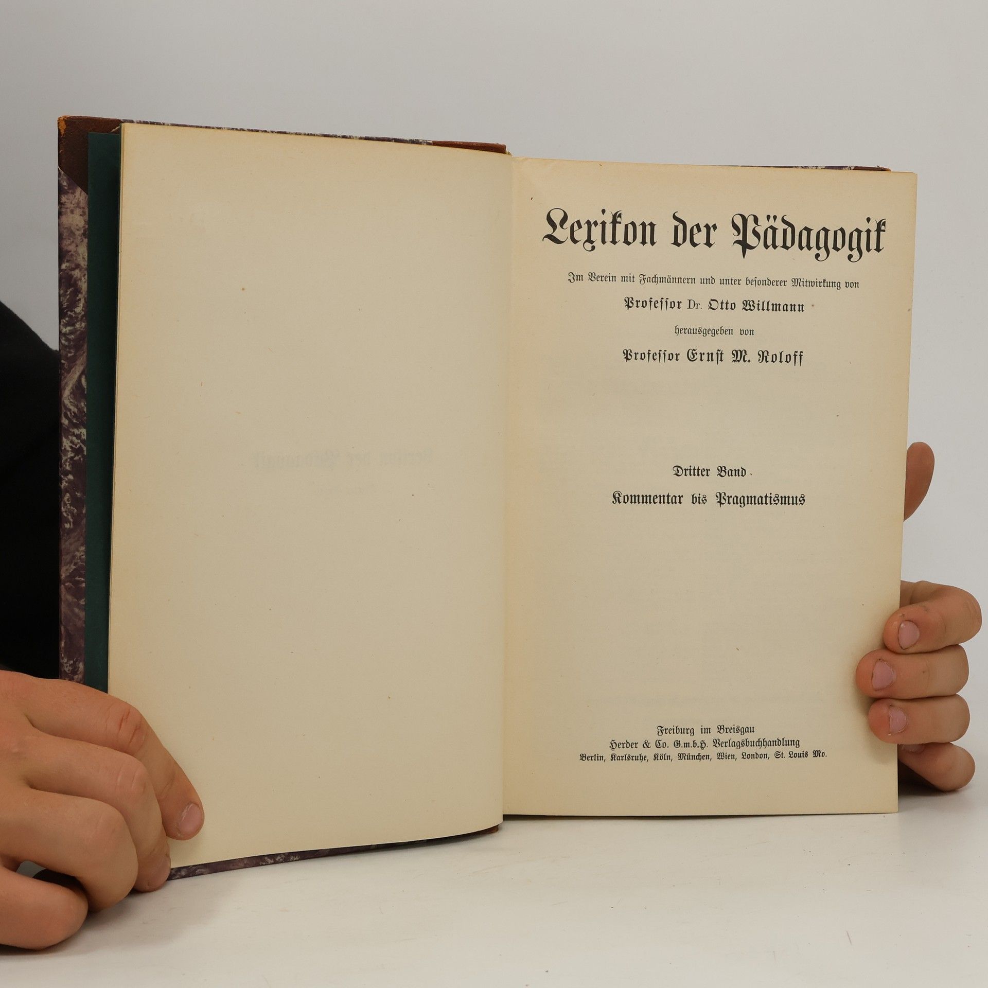 Otto Willmann Lexikon der Pädagogik 3
