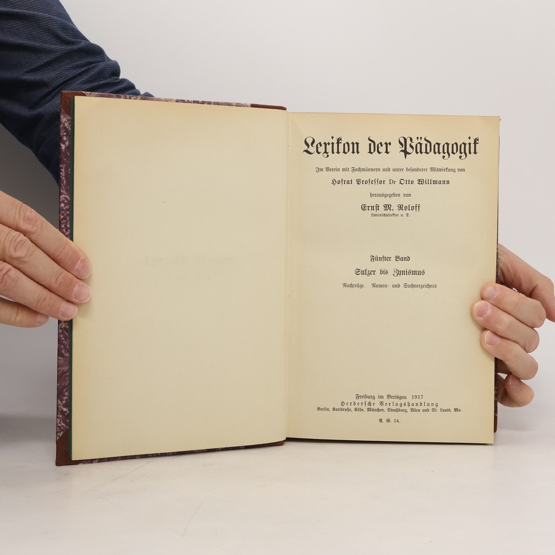 Ernst M. Roloff Lexikon der Pädagogik. Fünfter Band