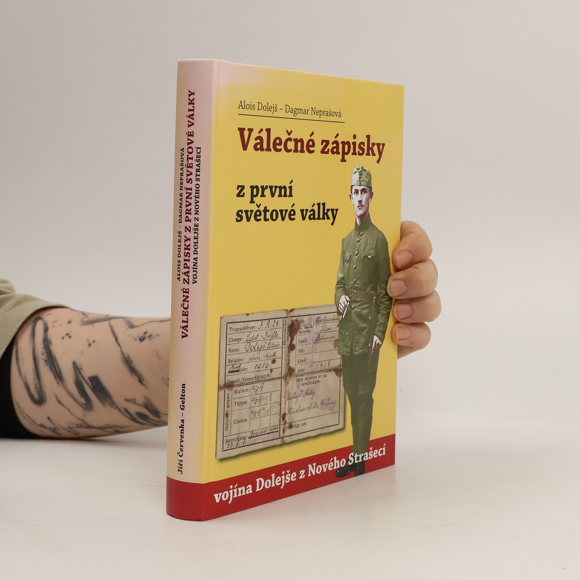 Dagmar Neprašová Válečné zápisky z první světové války vojína Dolejše z Nového Strašecí