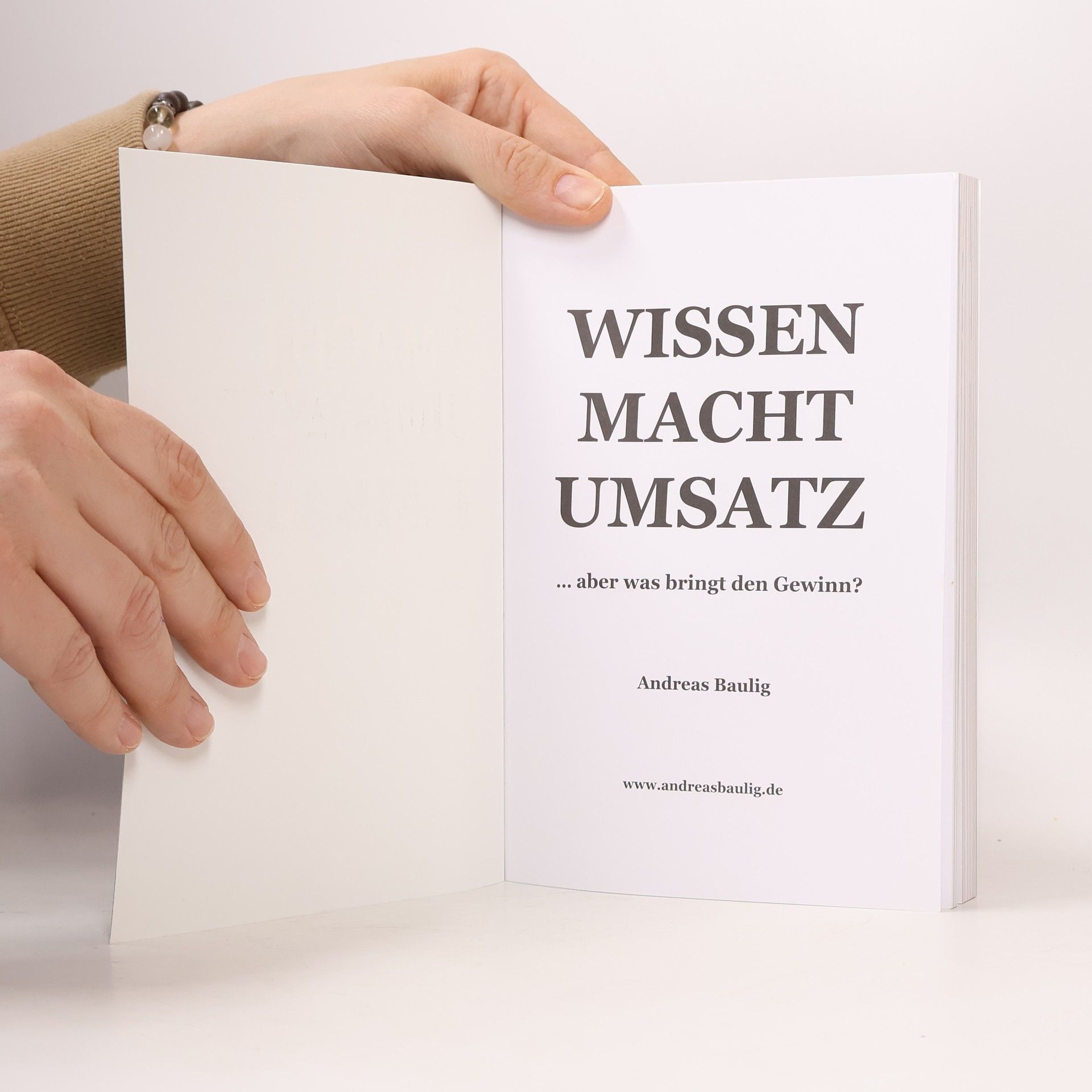 Andreas Baulig Wissen Macht Umsatz