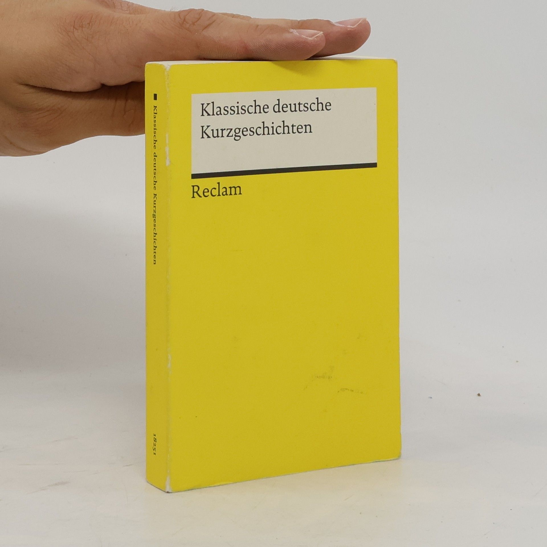 Werner Bellmann Klassische deutsche Kurzgeschichten