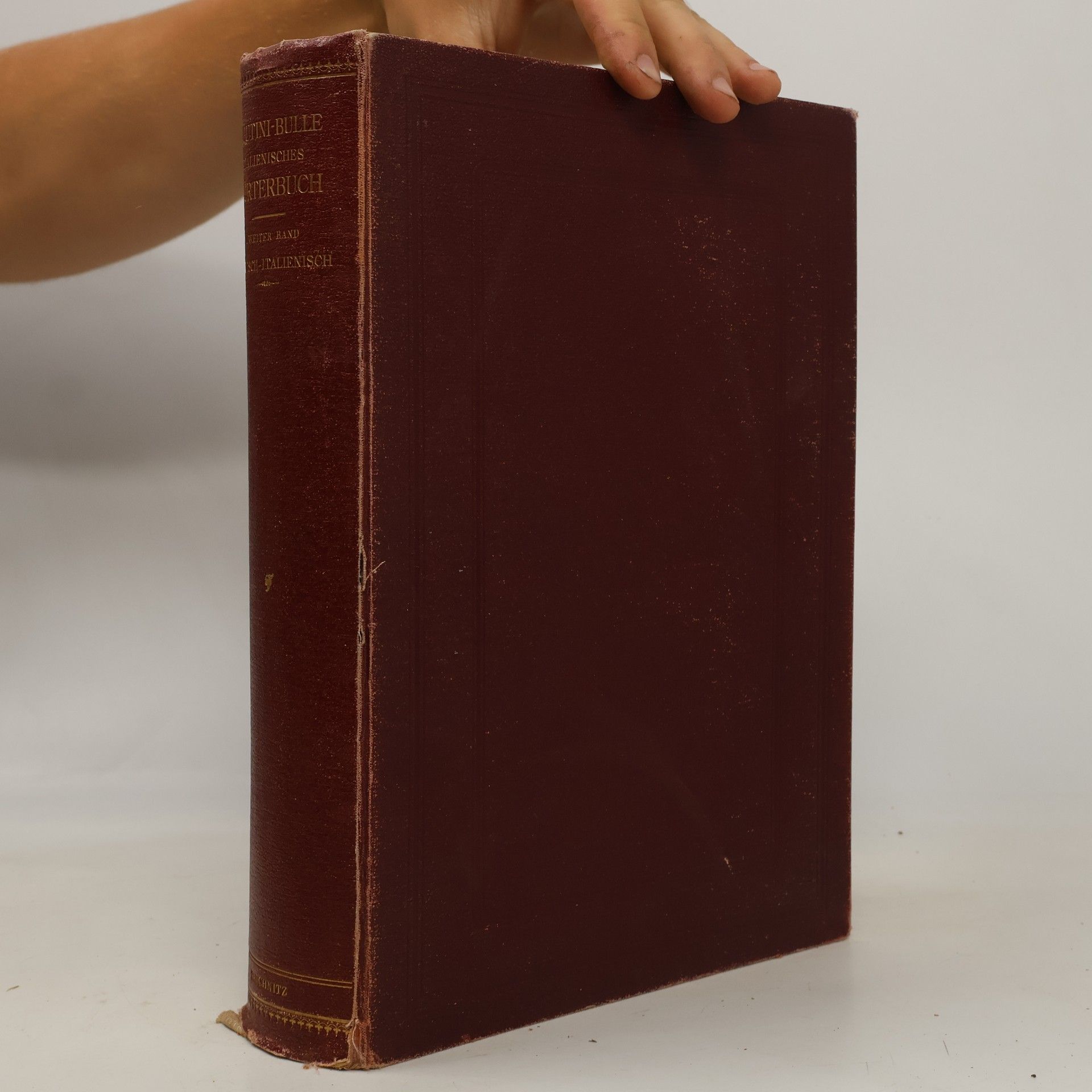 Oskar Bulle Neues italienisch-deutsches und deutsch-italienisches Wörterbuch II
