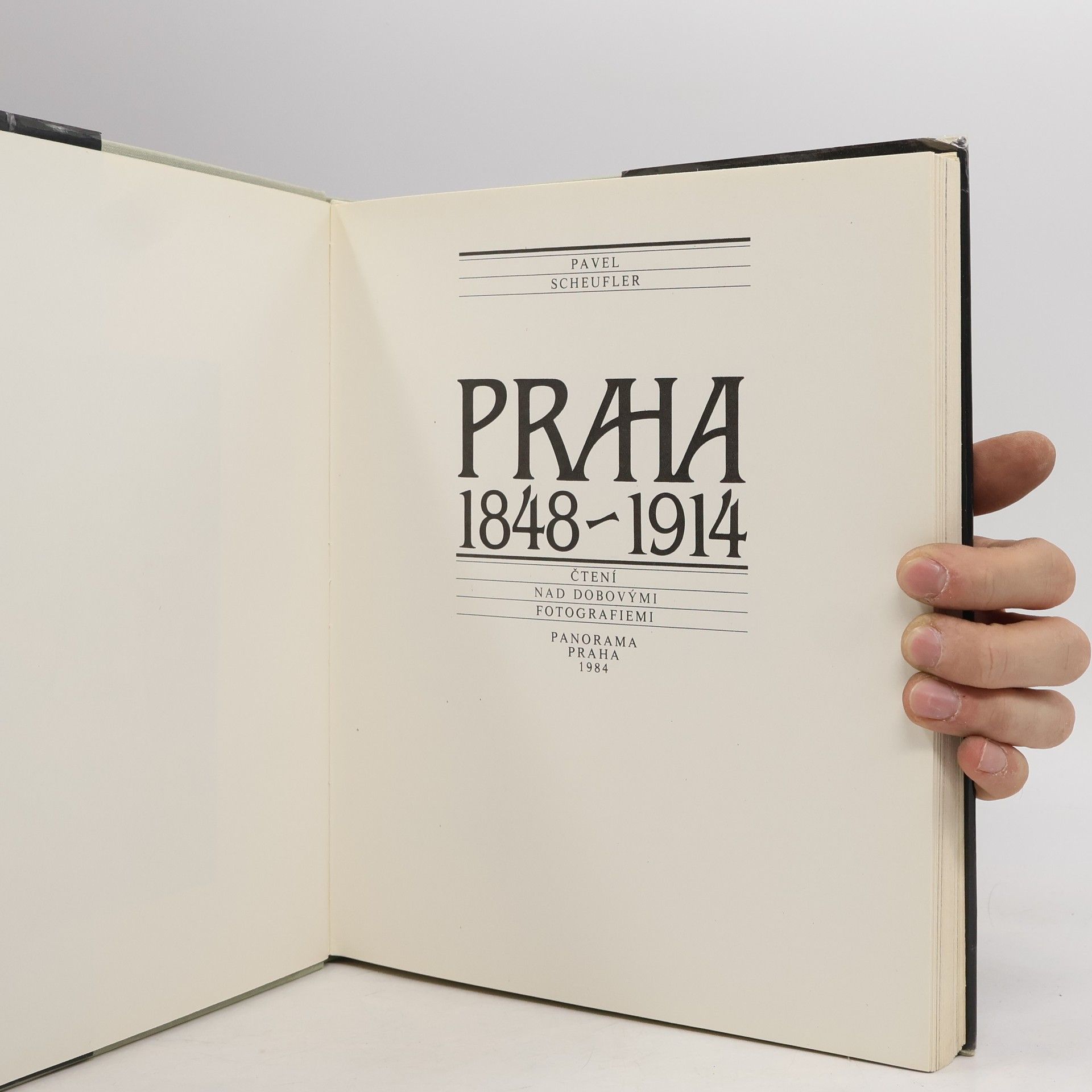 P. Scheufler Praha 1848-1914