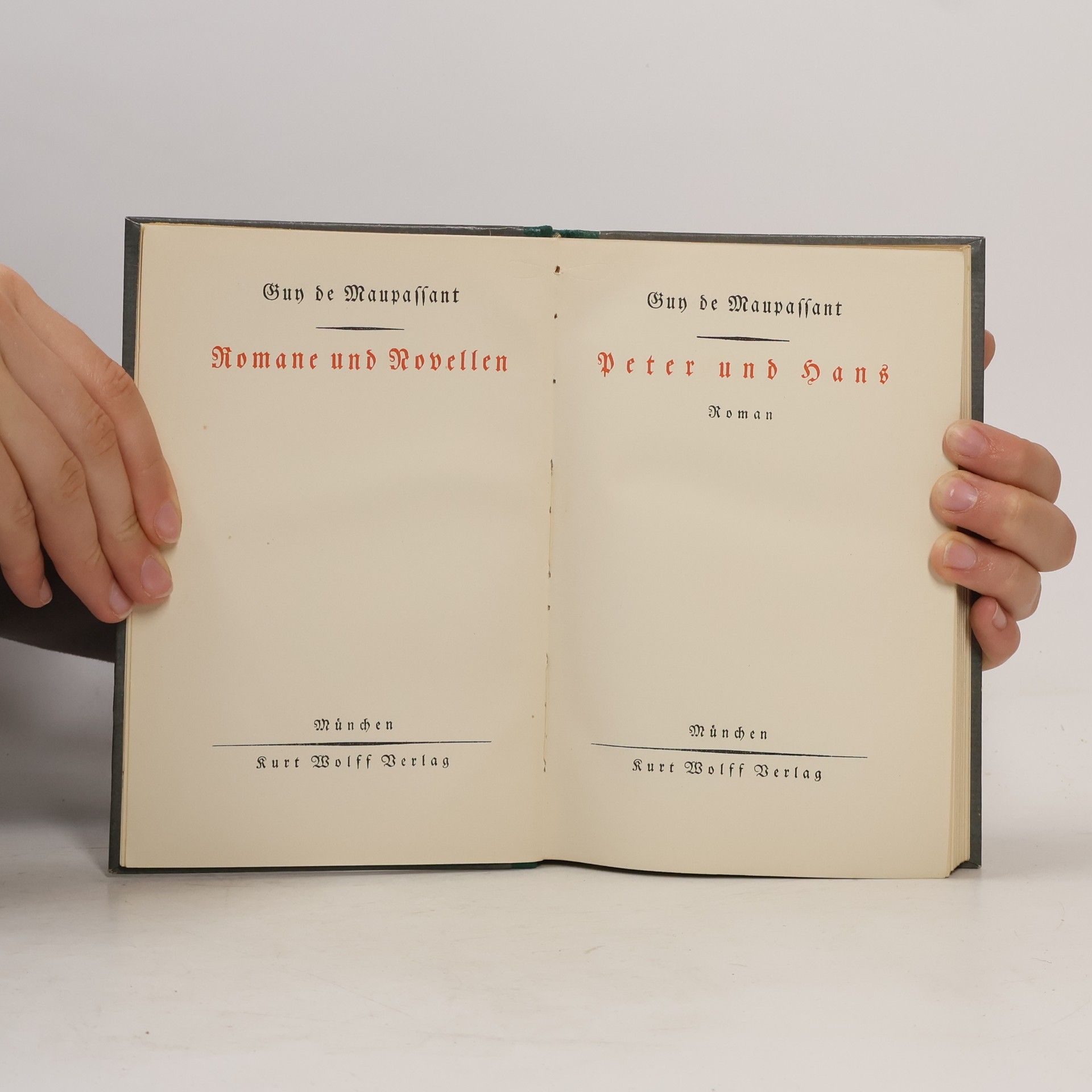 Guy de Maupassant Peter und Hans