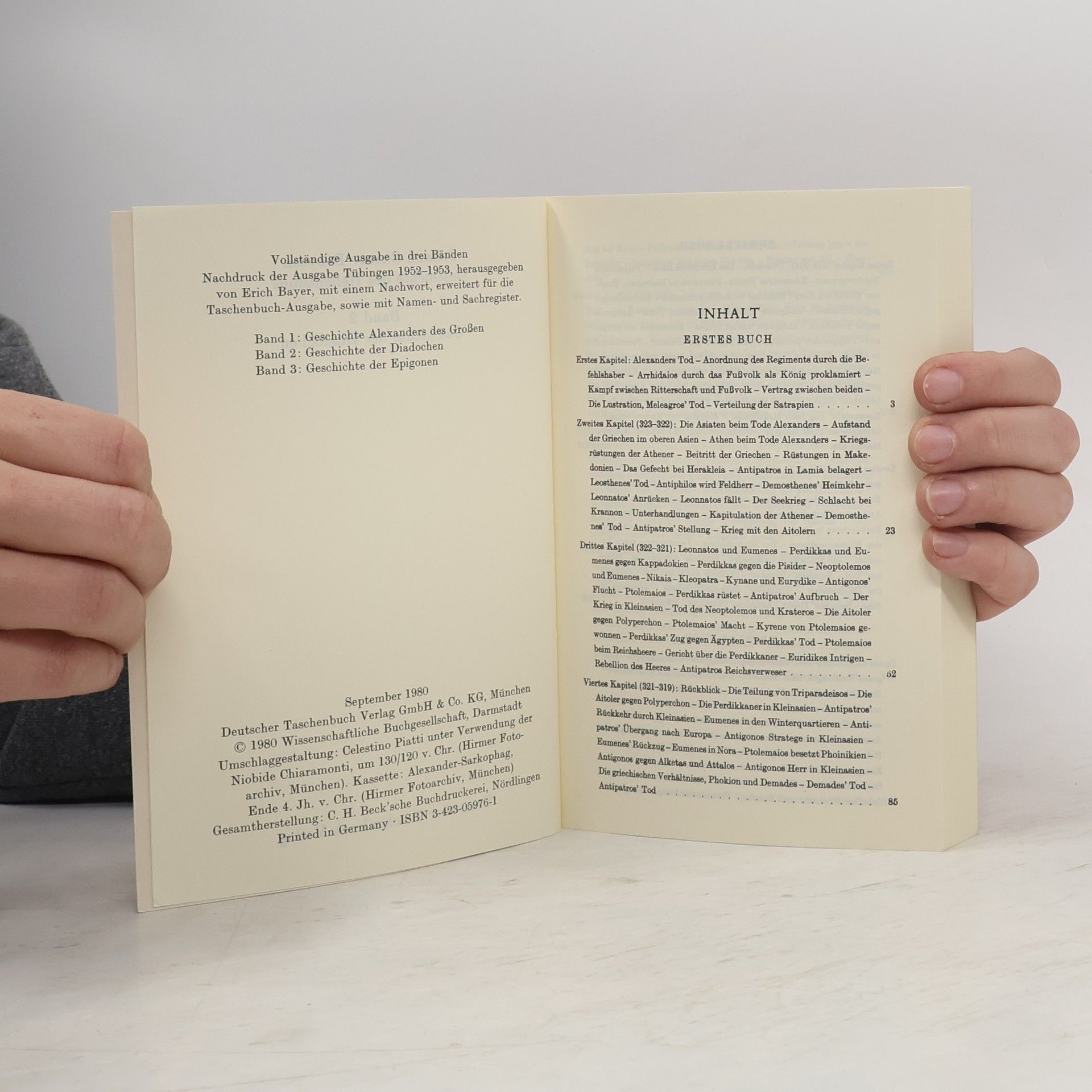 Johann Gustav Droysen Geschichte des Hellenismus 2. Geschichte der Diadochen