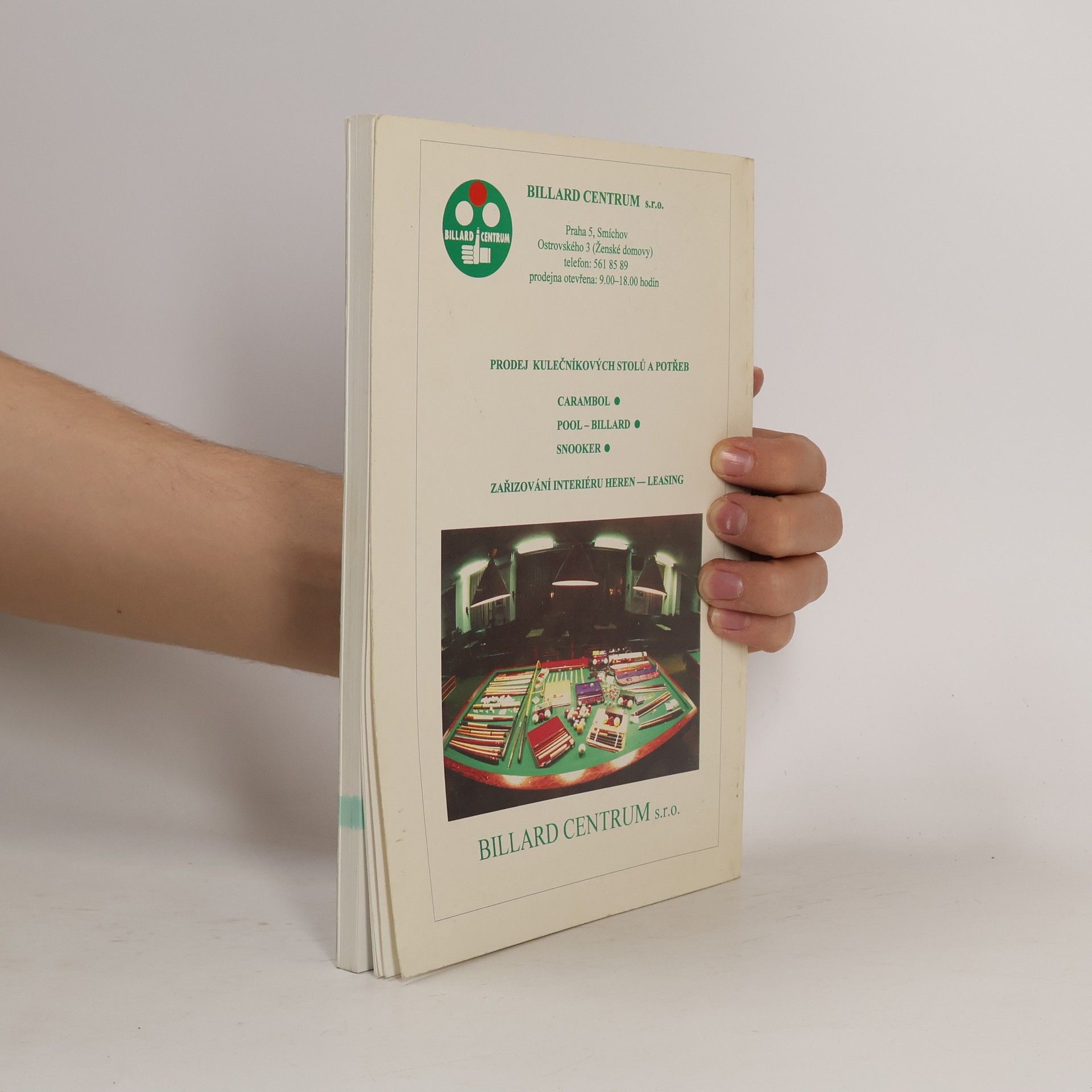 Heinz Stingl Billard. Základní strky, volná hra a kádr