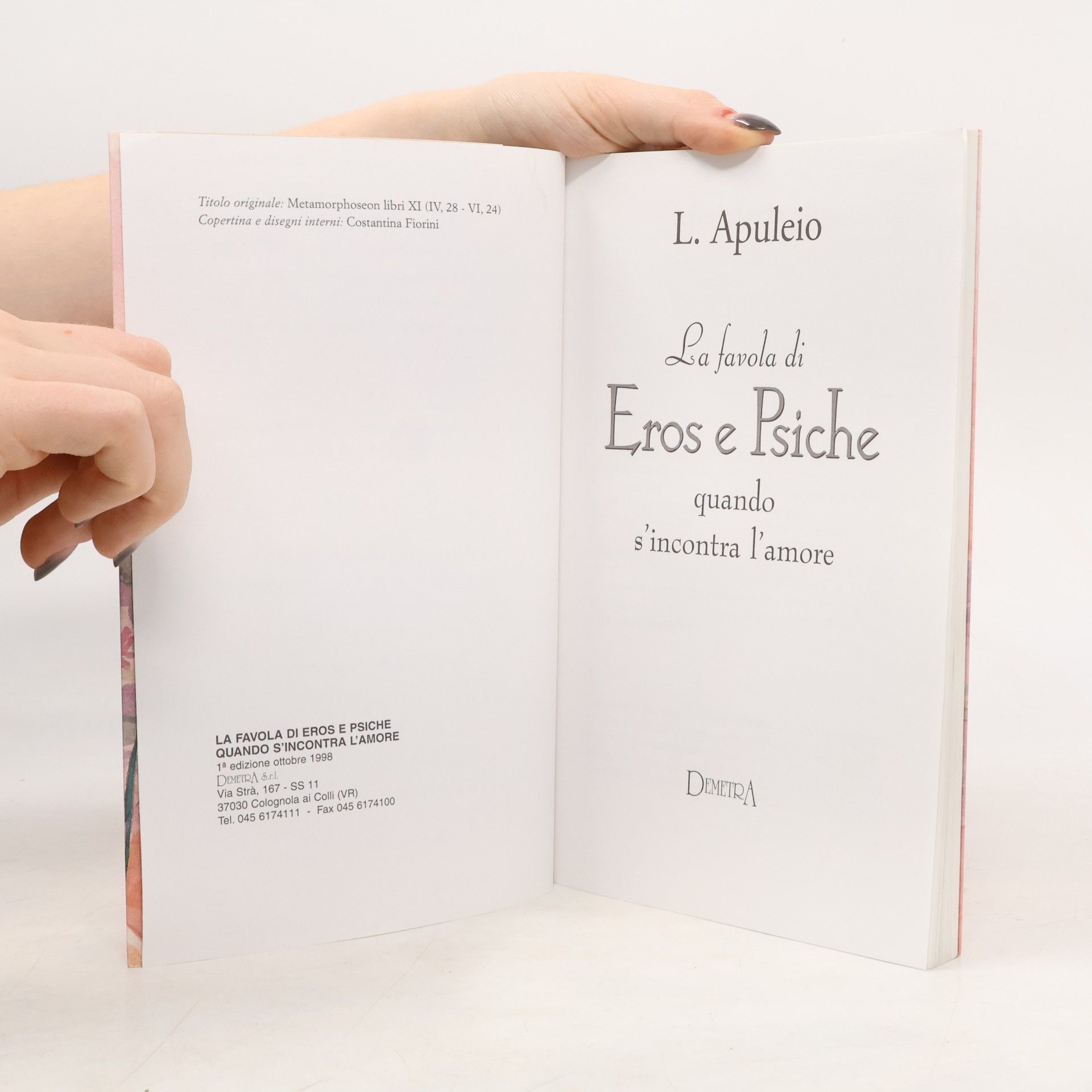 L. Apuleio La favola di Eros e Psiche (Hard cover)