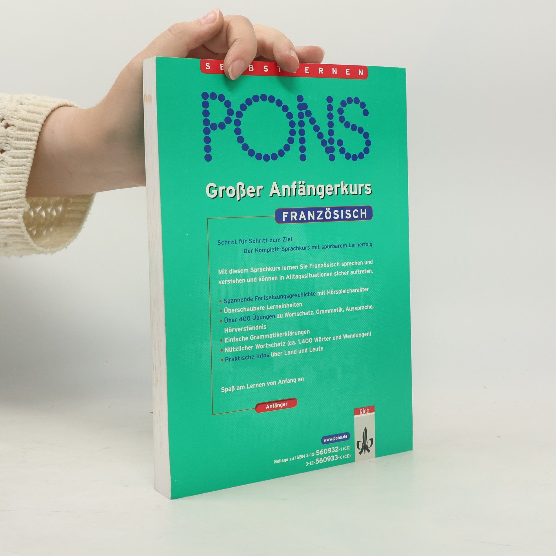 Pascale Rousseau PONS Großer Anfängerkurs, je 4 Cassetten m. Lehrbuch, Französisch - Selbstlerne