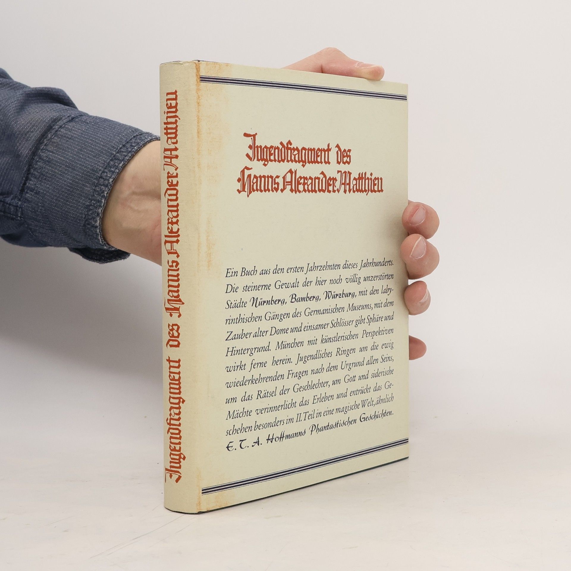 Collectif d'auteurs Jugendfragment des Hanns Alexander Matthieu