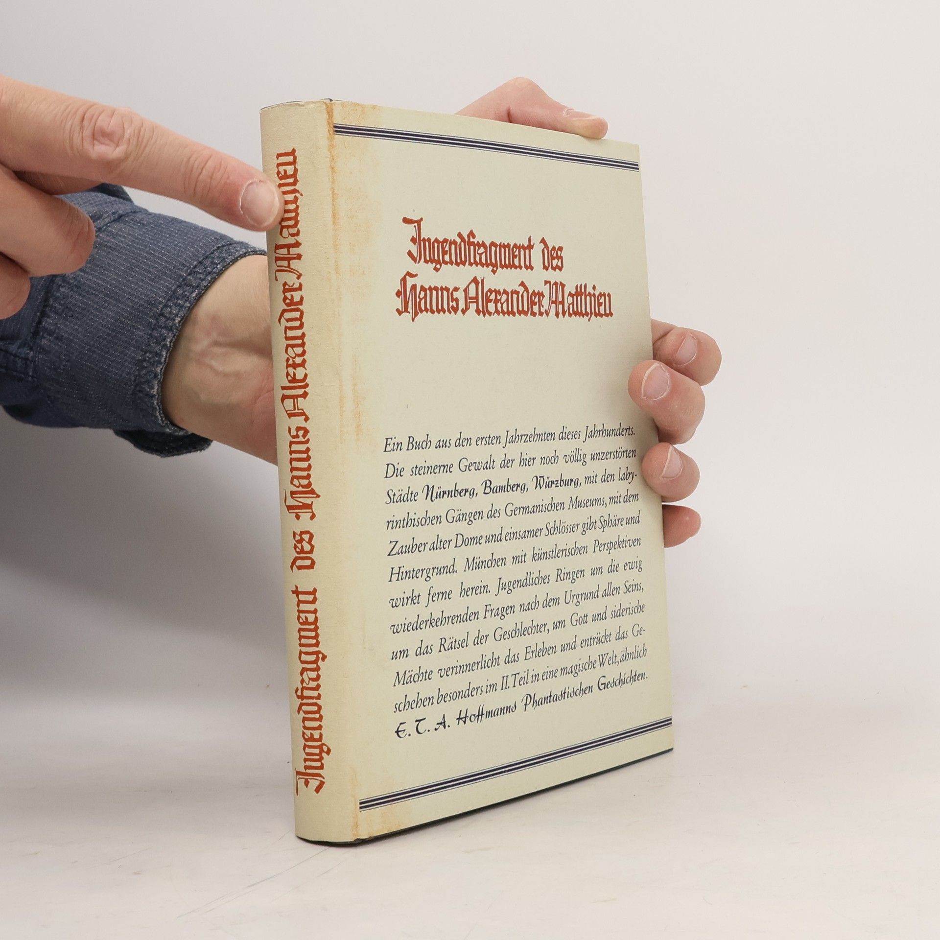 Collectif d'auteurs Jugendfragment des Hanns Alexander Matthieu