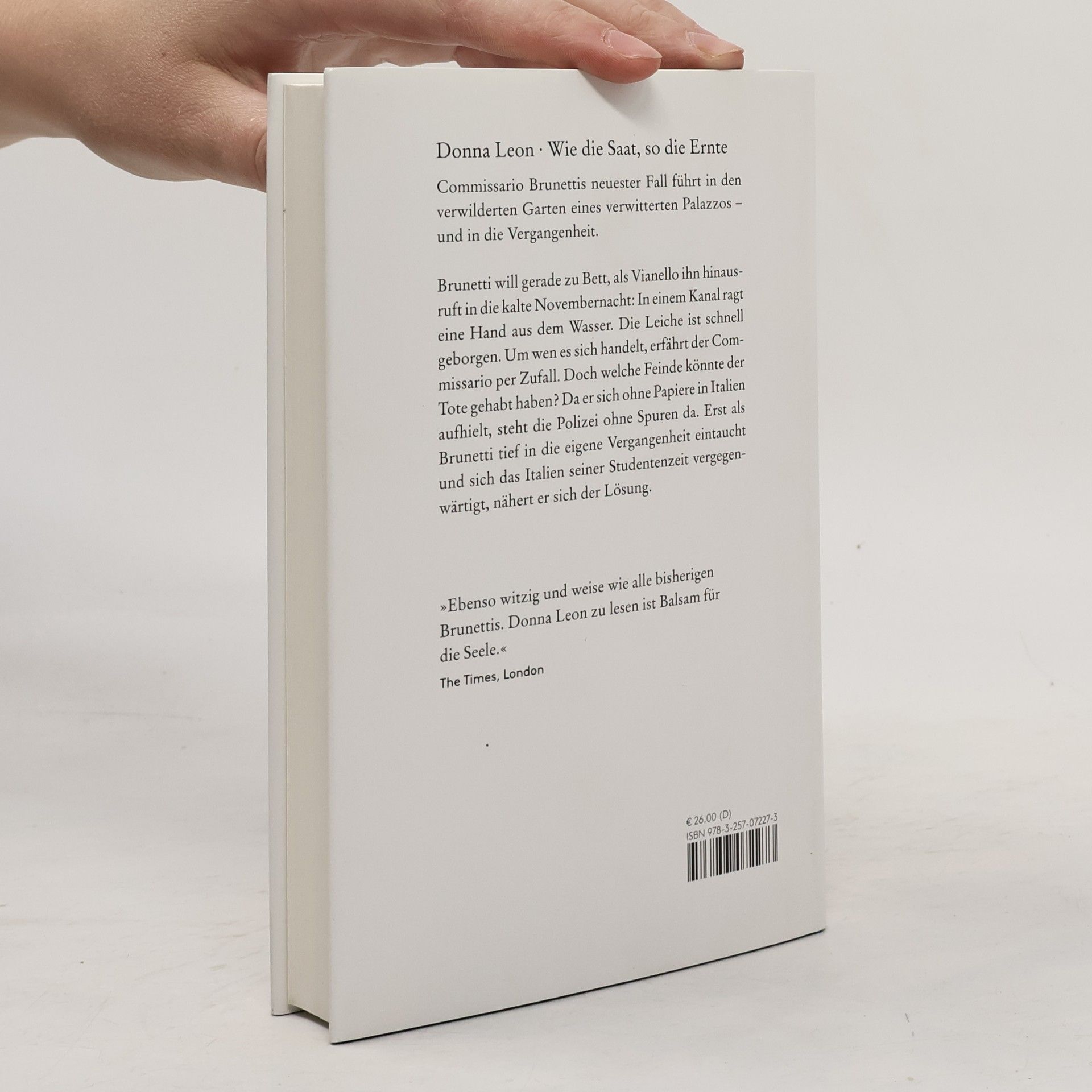 Donna Leon Wie die Saat, so die Ernte