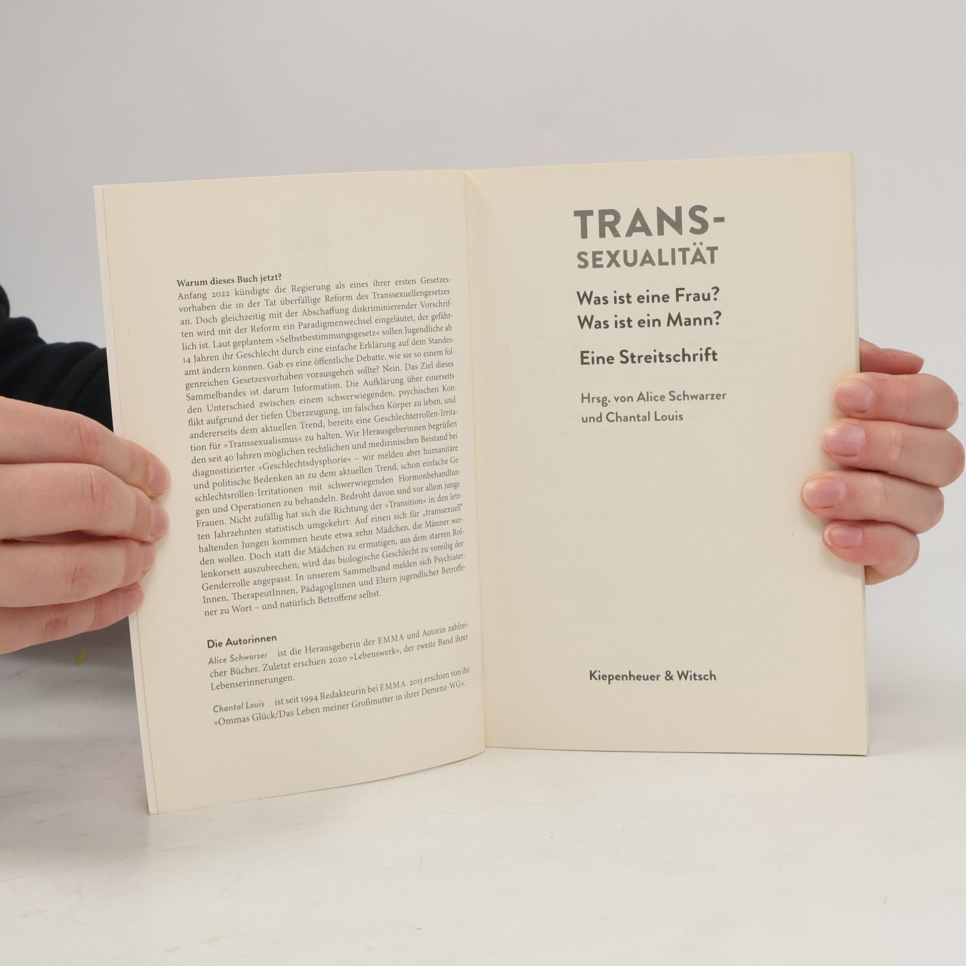 Alice Schwarzer Transsexualität