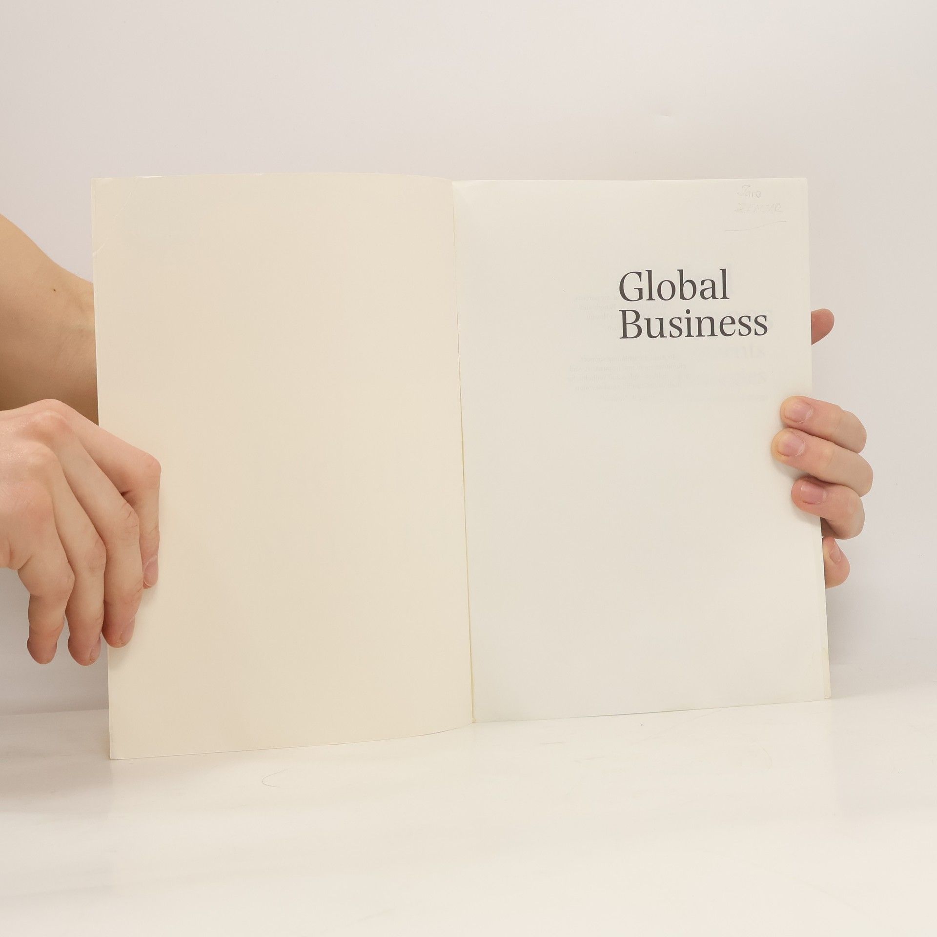 Johan Hough Global Business Environments and Strategies