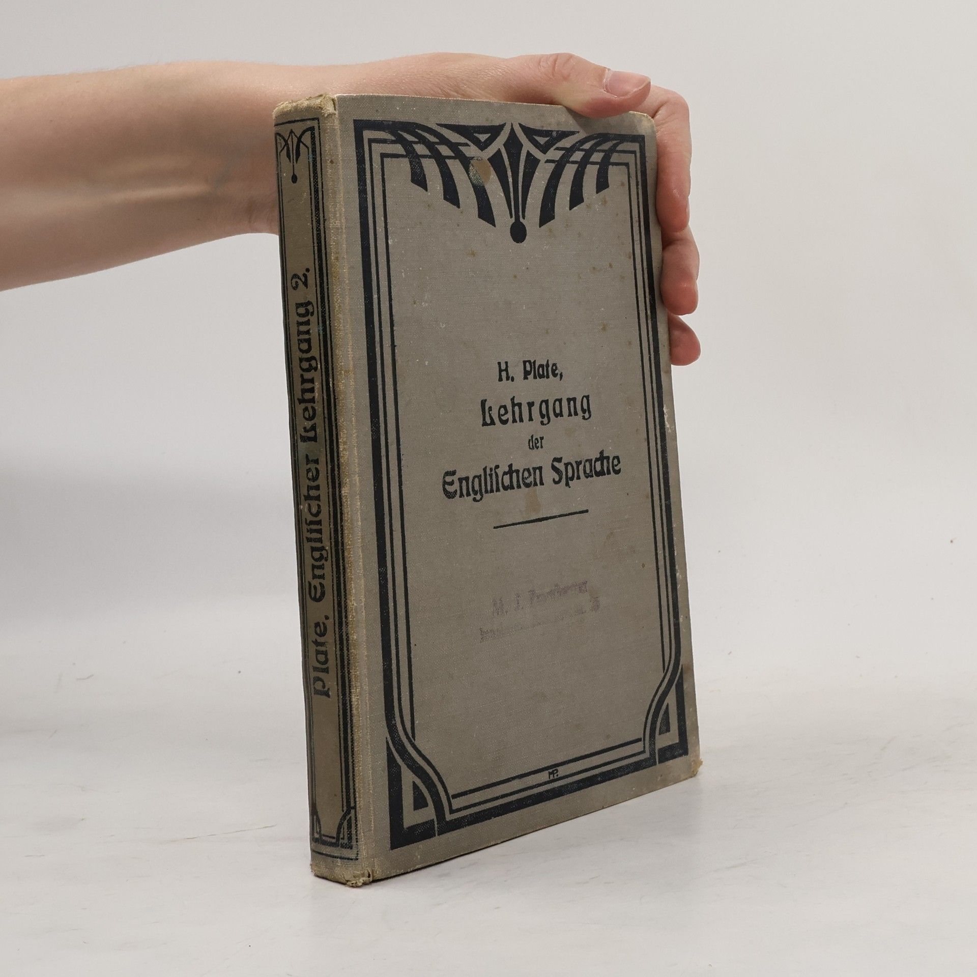 H. Plate Lehrgang der Englischen Sprache