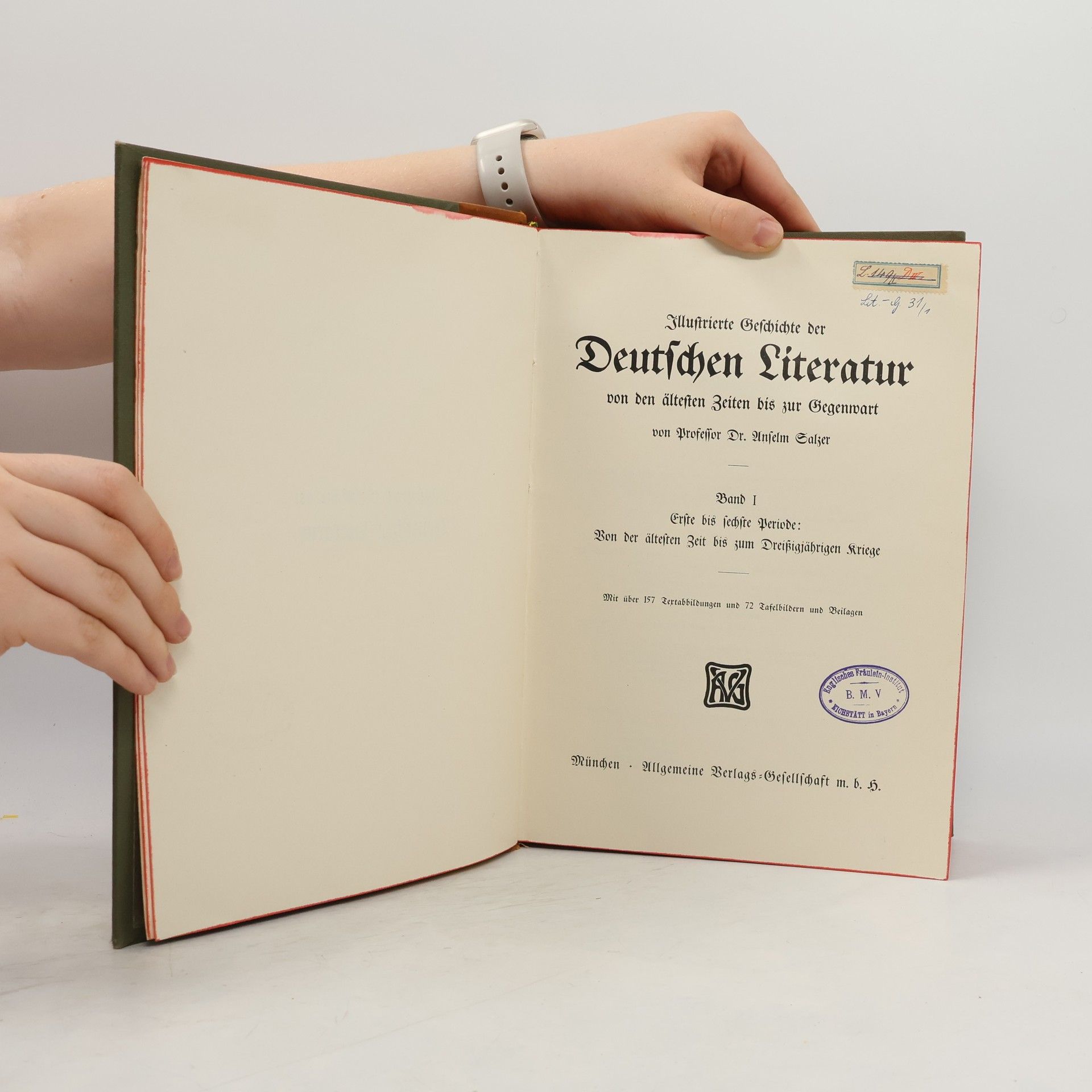 Various authors Illustrierte Geschichte der Deutschen Literatur. Band 1