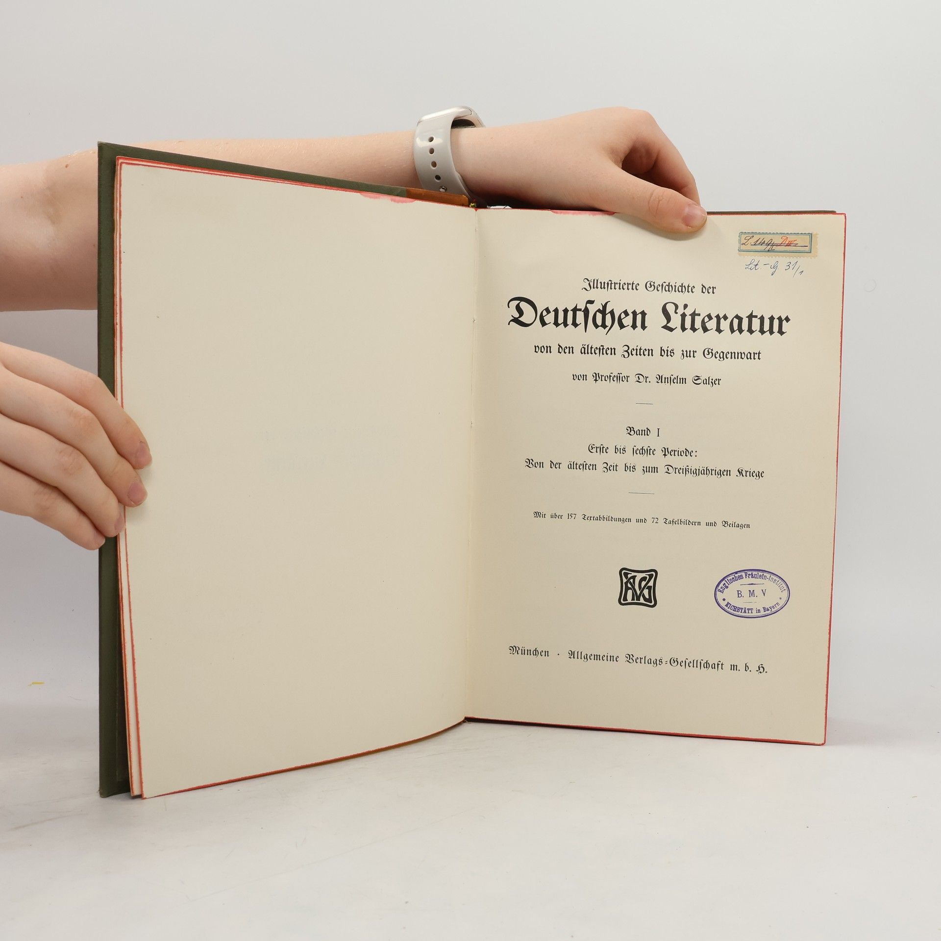 Various authors Illustrierte Geschichte der Deutschen Literatur. Band 1