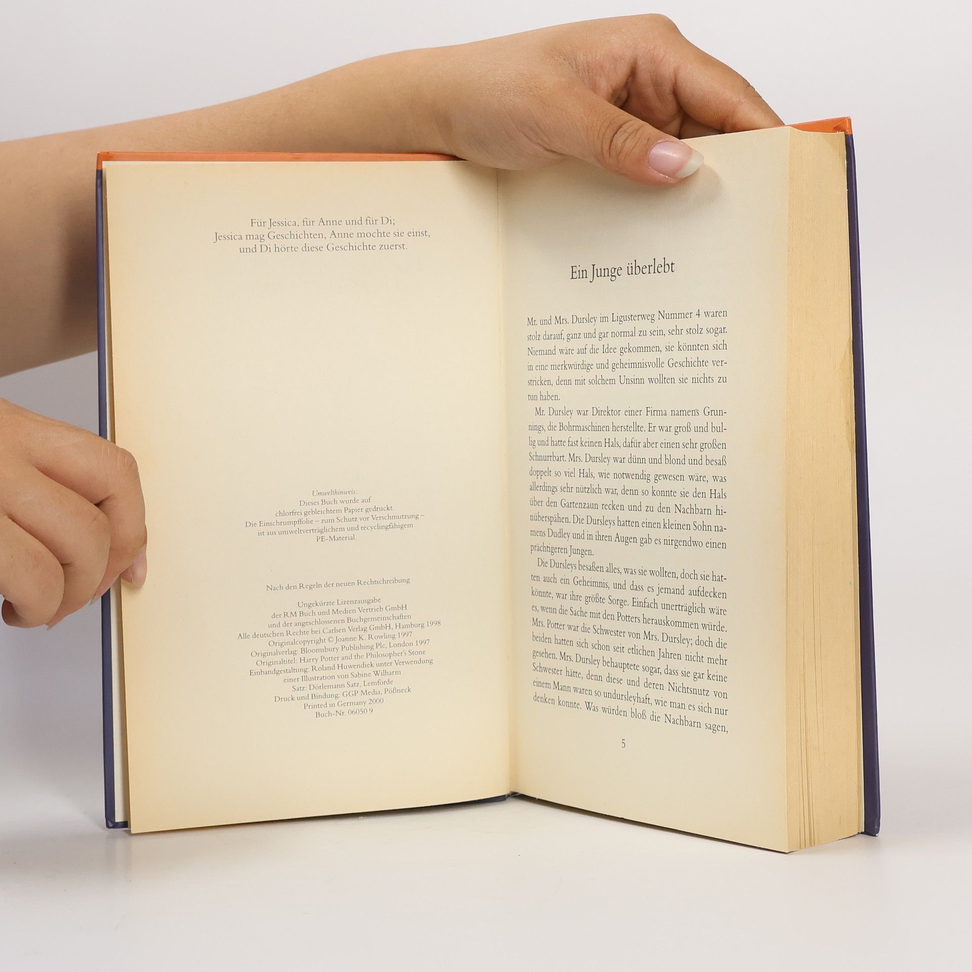 J. K. Rowling Harry Potter und der Stein der Weisen