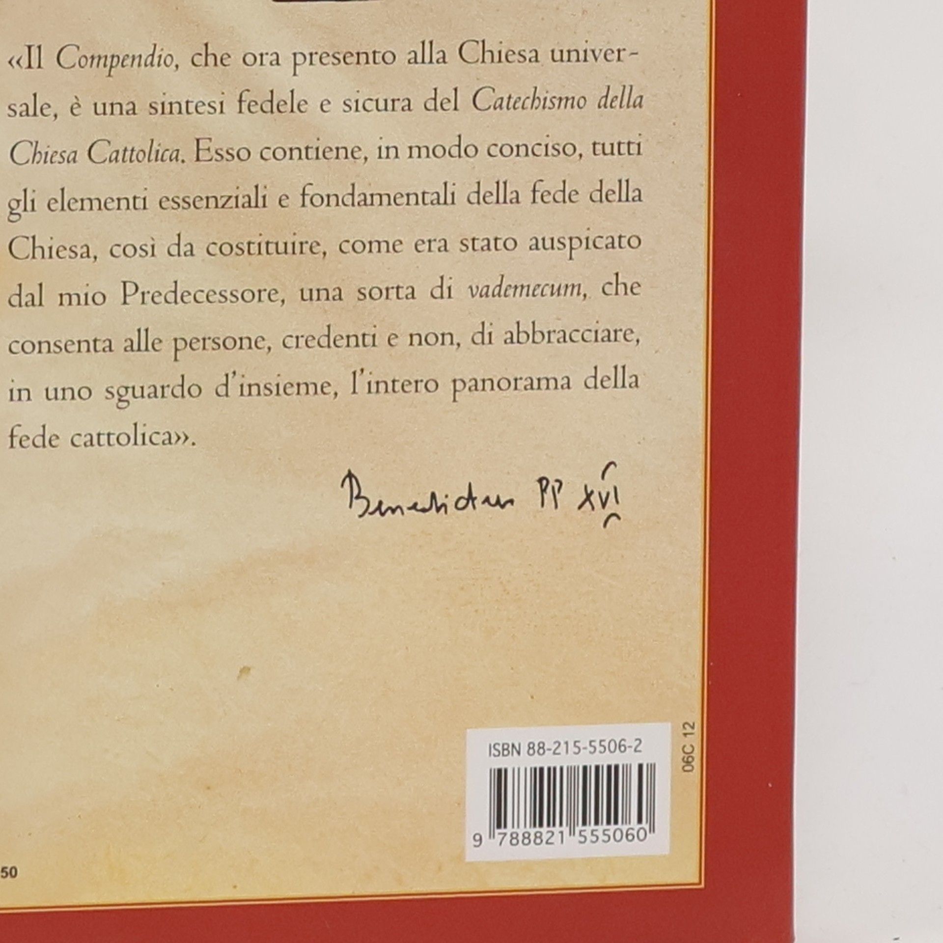 Kolektiv autorů Catechismo della Chiesa cattolica. Compendio
