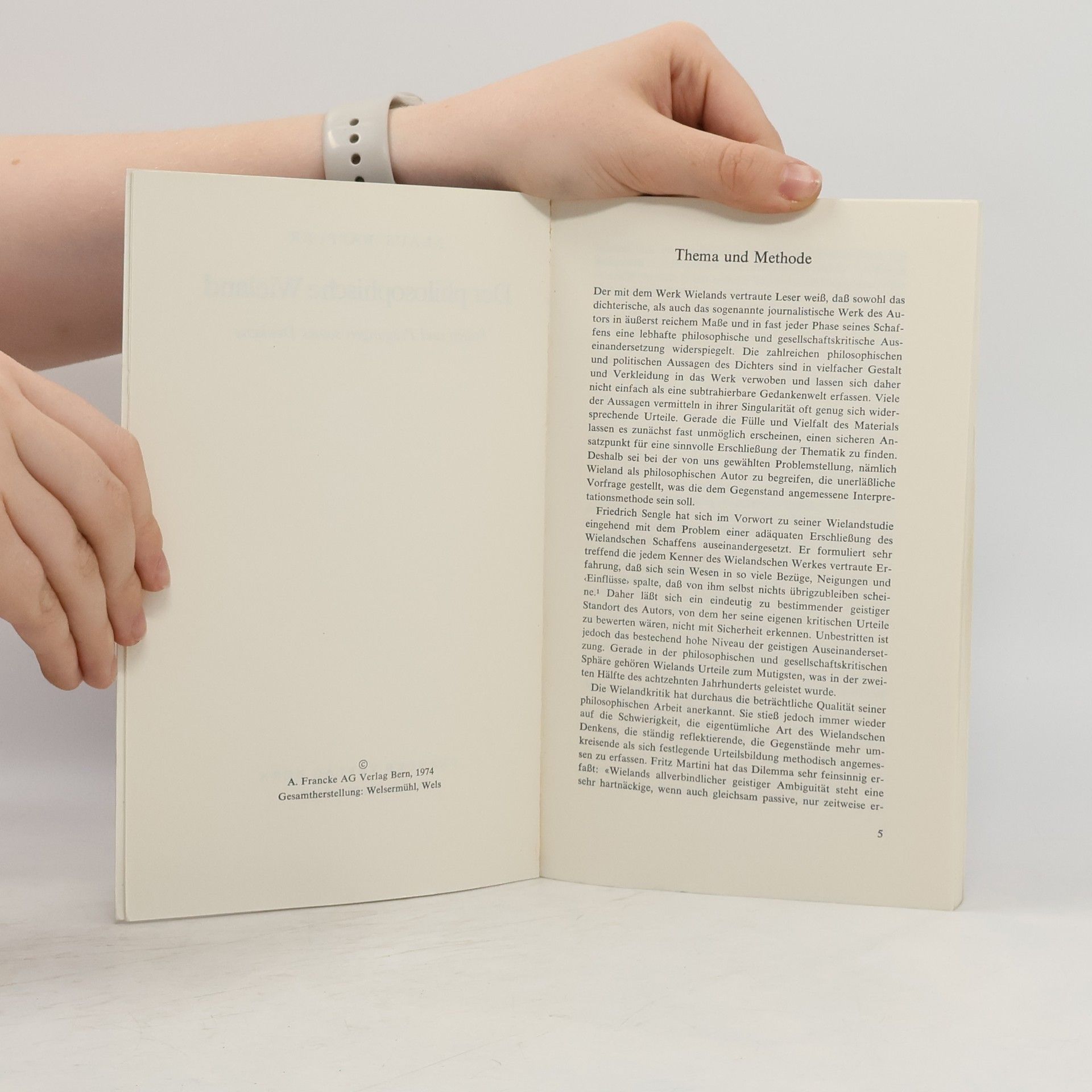 Klaus Bäppler Der philosophische Wieland