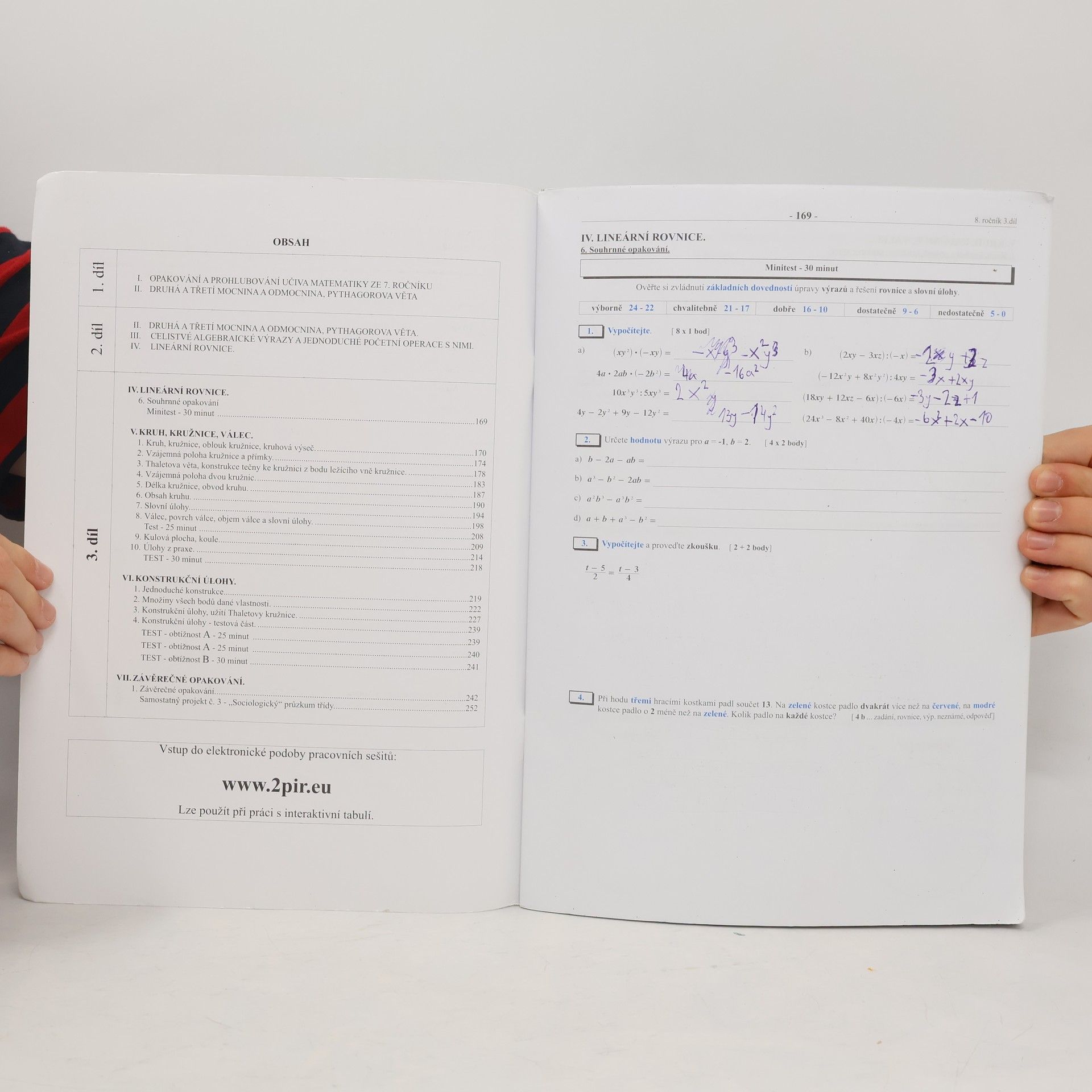 Slavomír Kočí Matematika: 8. ročník 3. díl