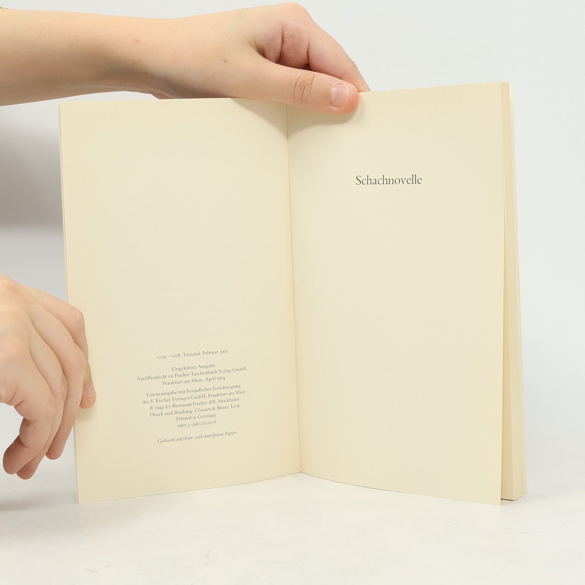 Stefan Zweig Schachnovelle