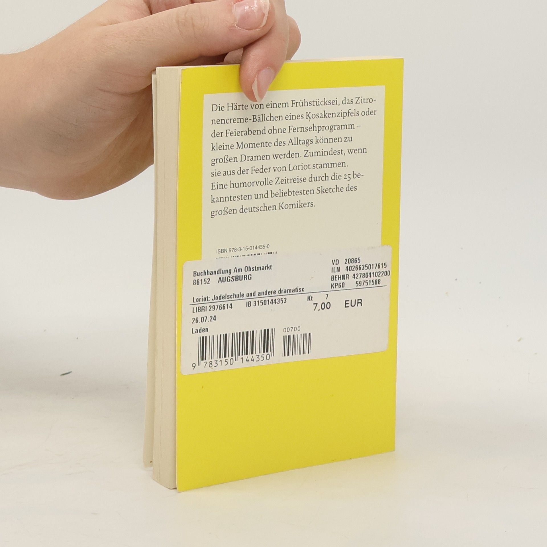 Loriot Die Jodelschule und andere dramatische Werke | Die beliebtesten und bekanntesten Sketche von Loriot | Reclams Universal-Bibliothek