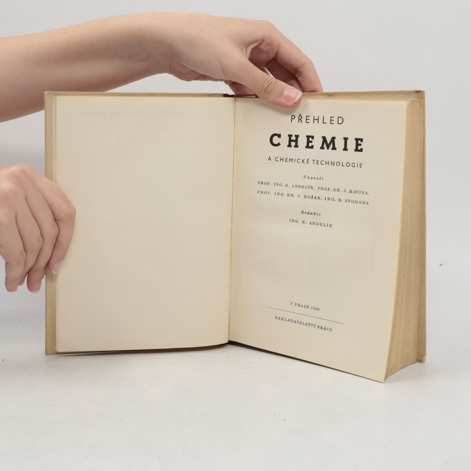 Karel Andrlík Přehled chemie