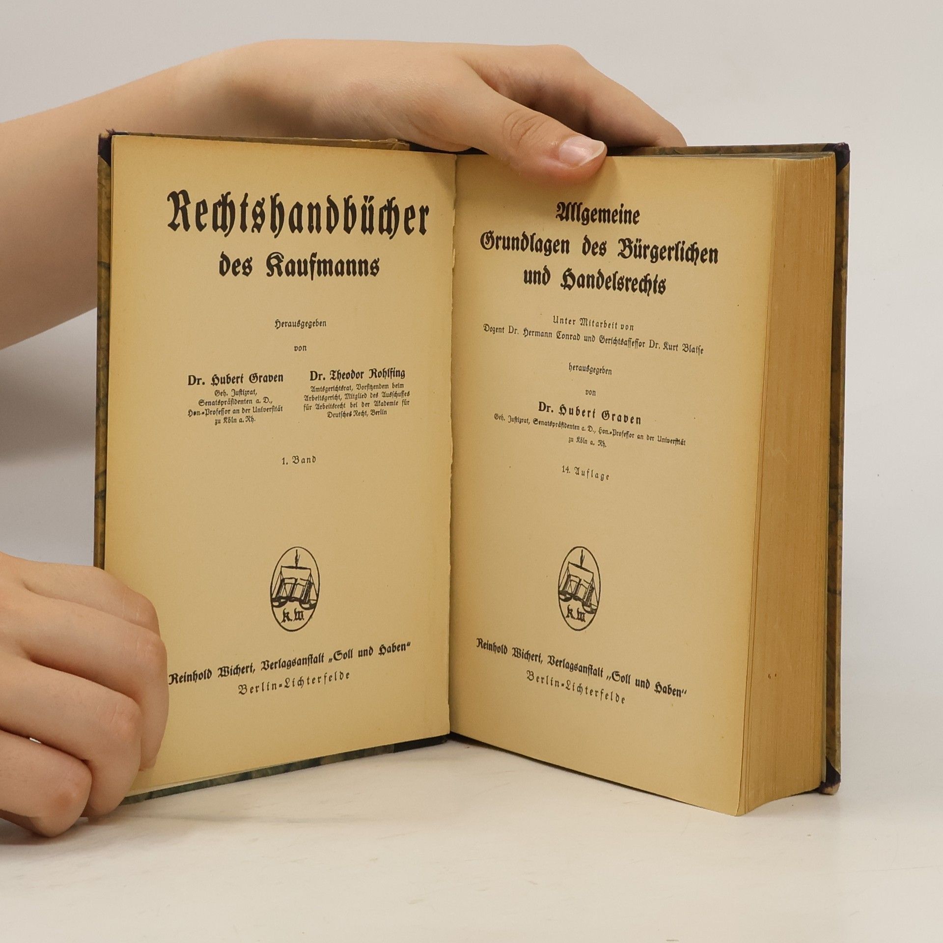 Hubert Graven Allgemeine Grundlagen des Bürgerlichen und Handelsrechts