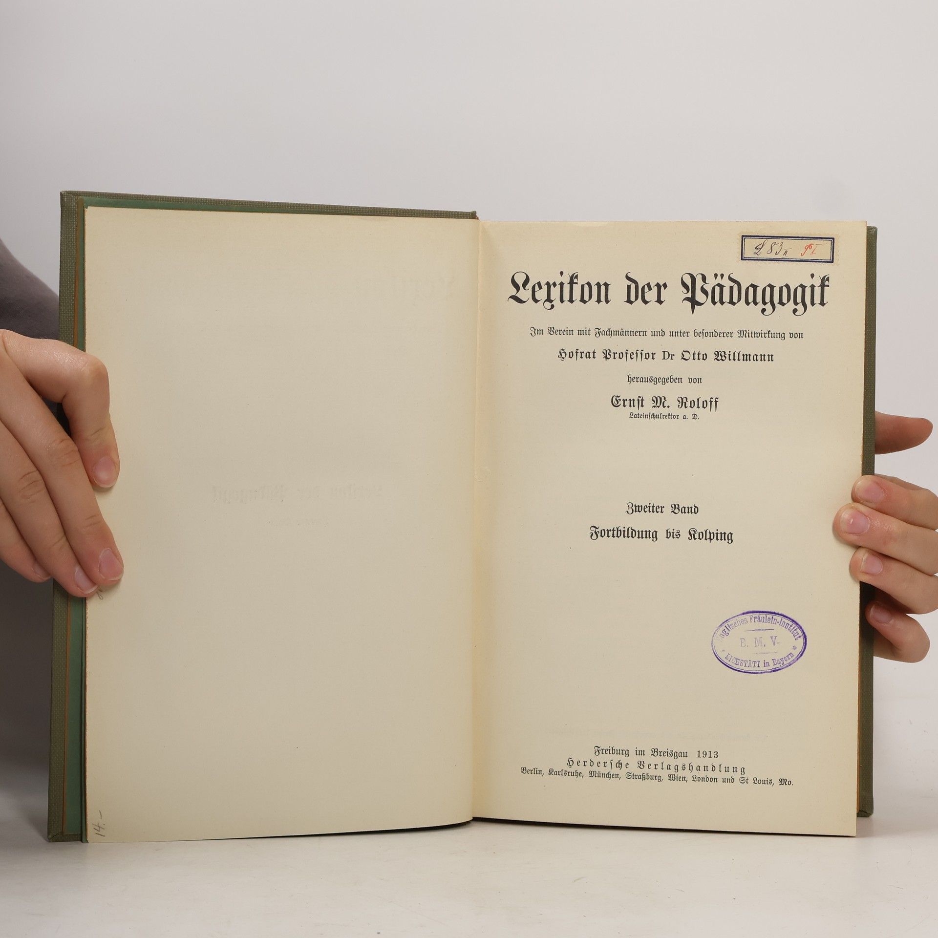 Ernst M. Roloff Lexikon der Pädagogik. Zweiter Band