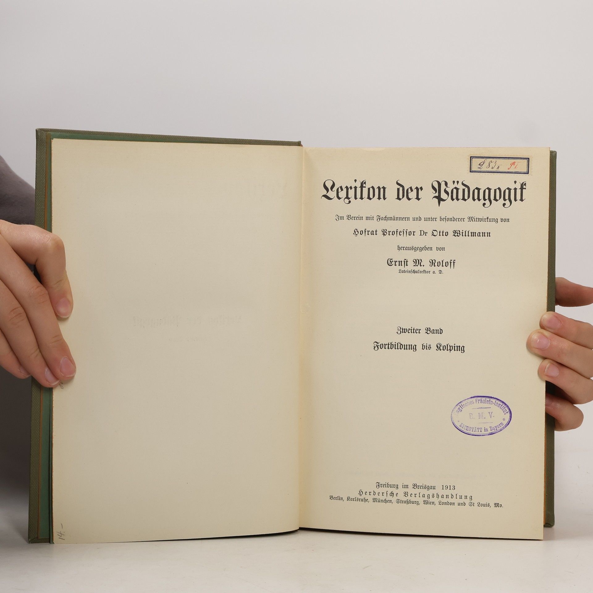 Ernst M. Roloff Lexikon der Pädagogik. Zweiter Band