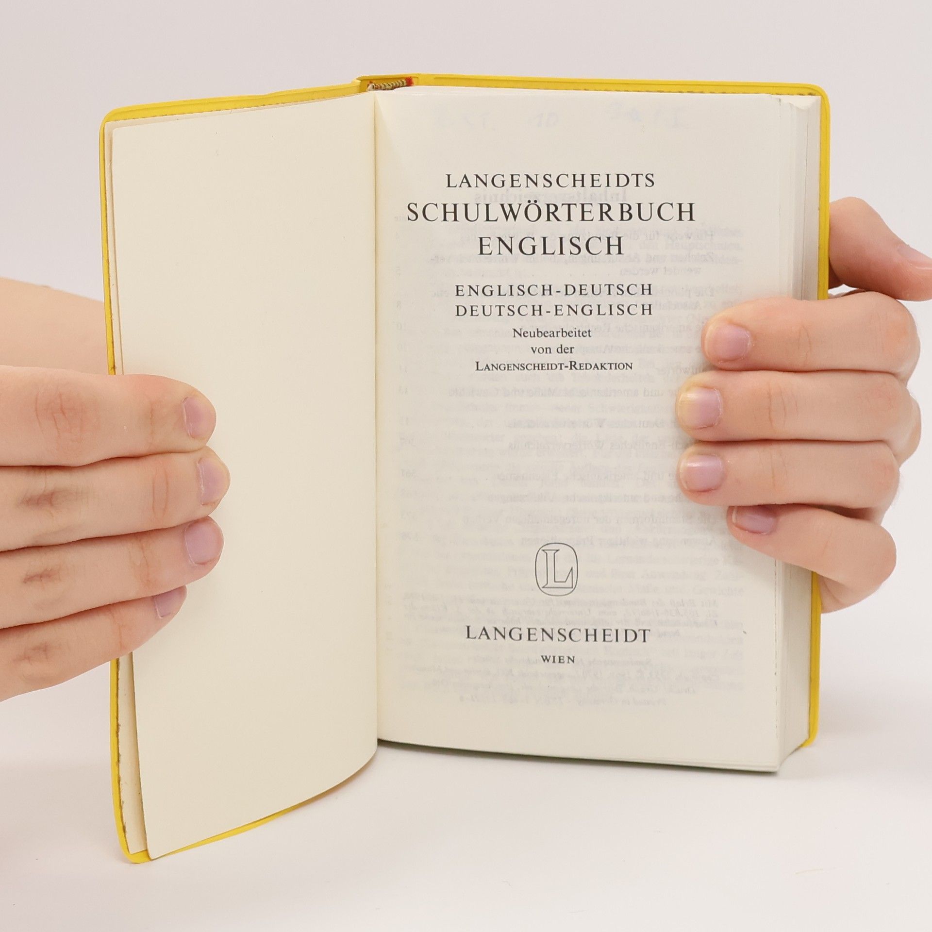 Autores varios Langenscheidts Volkswörterbuch Englisch; Englisch-Deutsch, Deutsch-Englisch