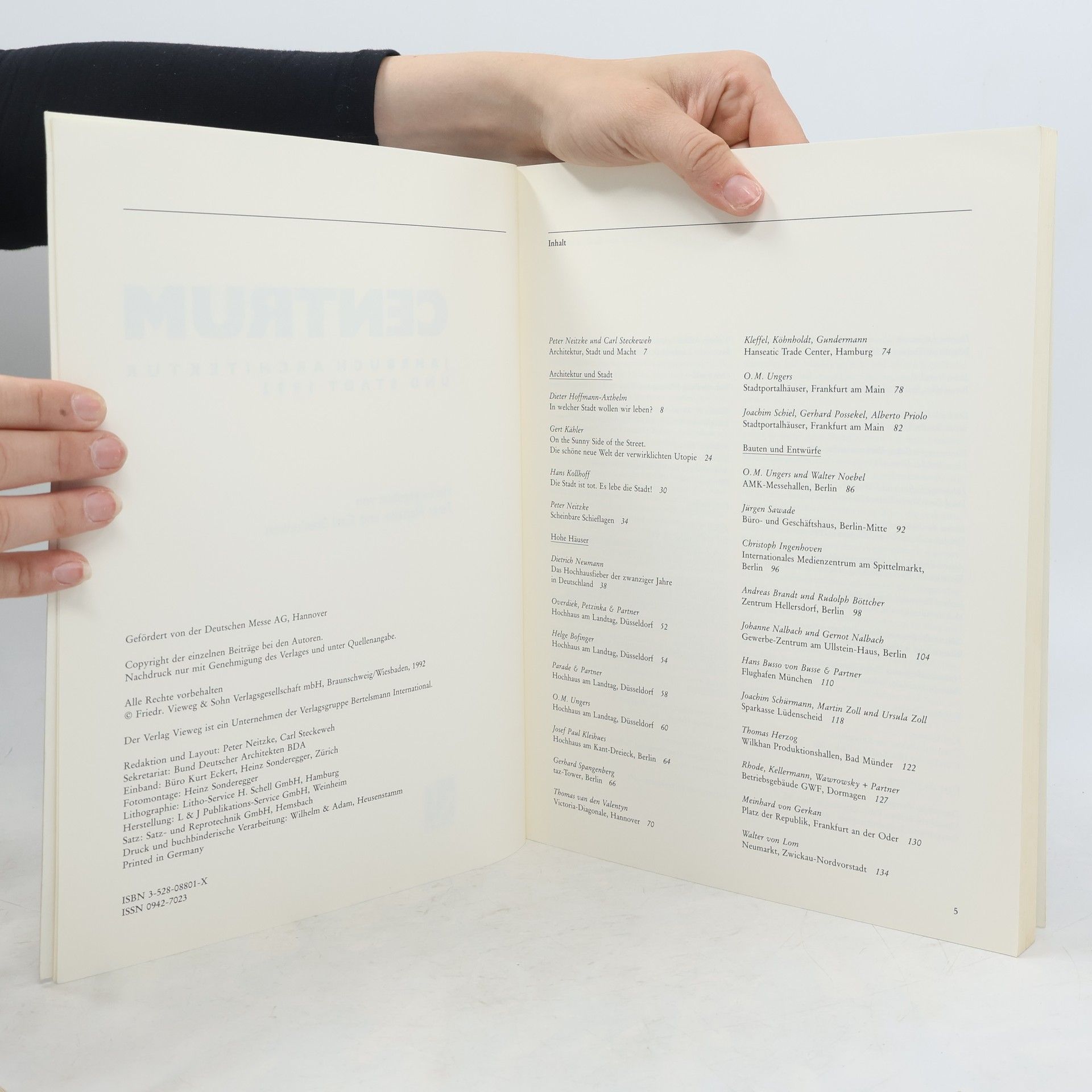 Peter Neitzke Centrum. Jahrbuch Architektur und Stadt 1992
