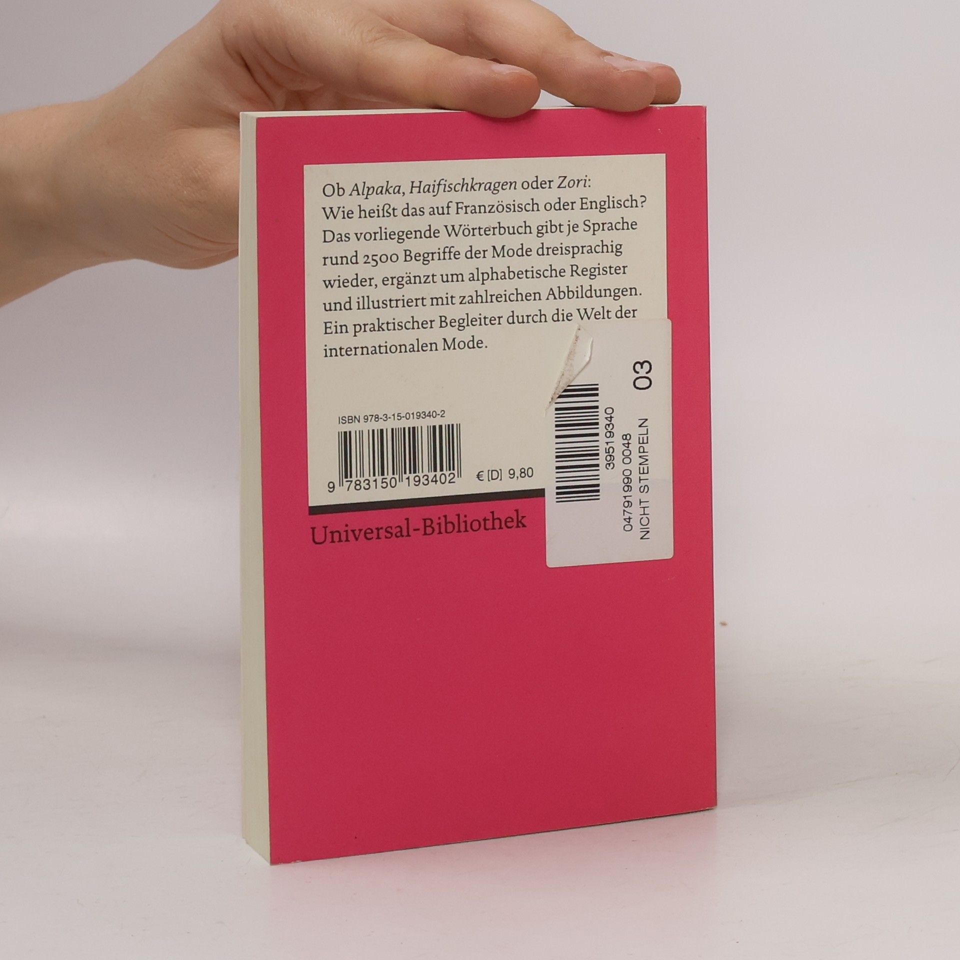 Joe lle Murray Wörterbuch der Mode