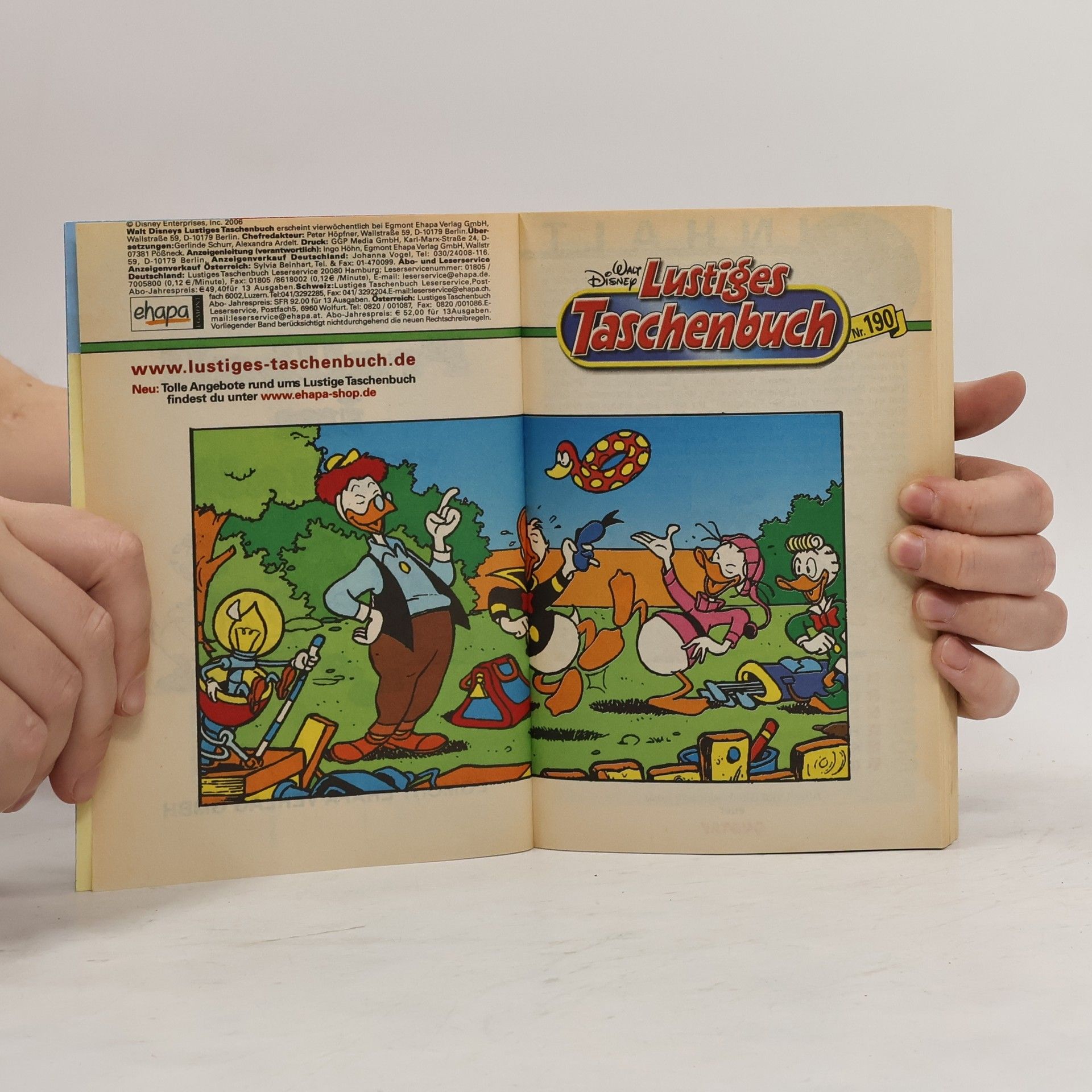 Various authors Lustiges Taschenbuch 190. Prallball im Weltall