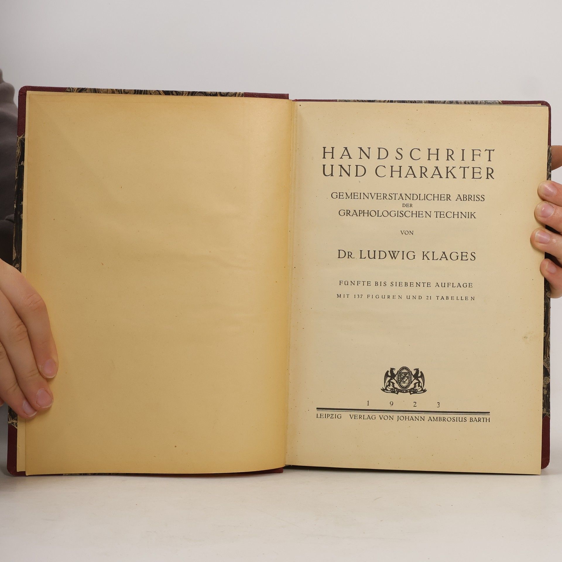Ludwig Klages Handschrift und Charakter