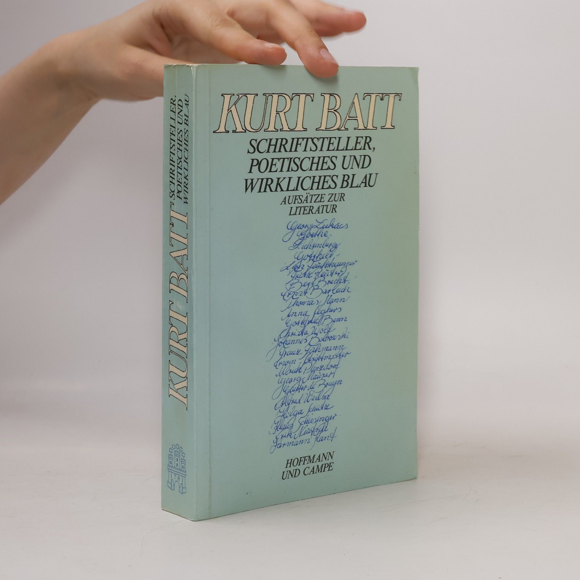 Kurt Batt Schriftsteller, Poetisches und wirkliches Blau
